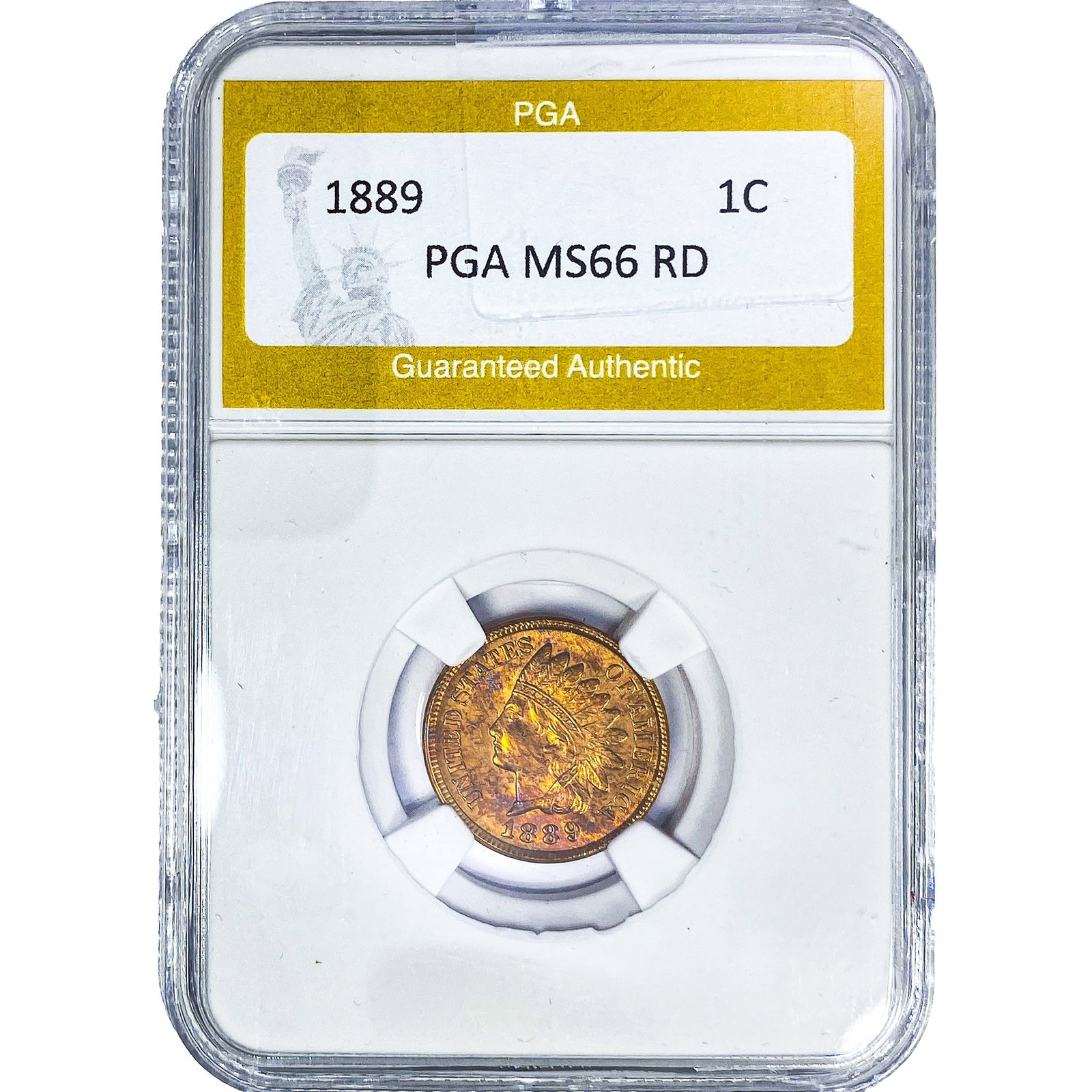 1889 Indian Head Cent PGA MS66RD (1 of 2)