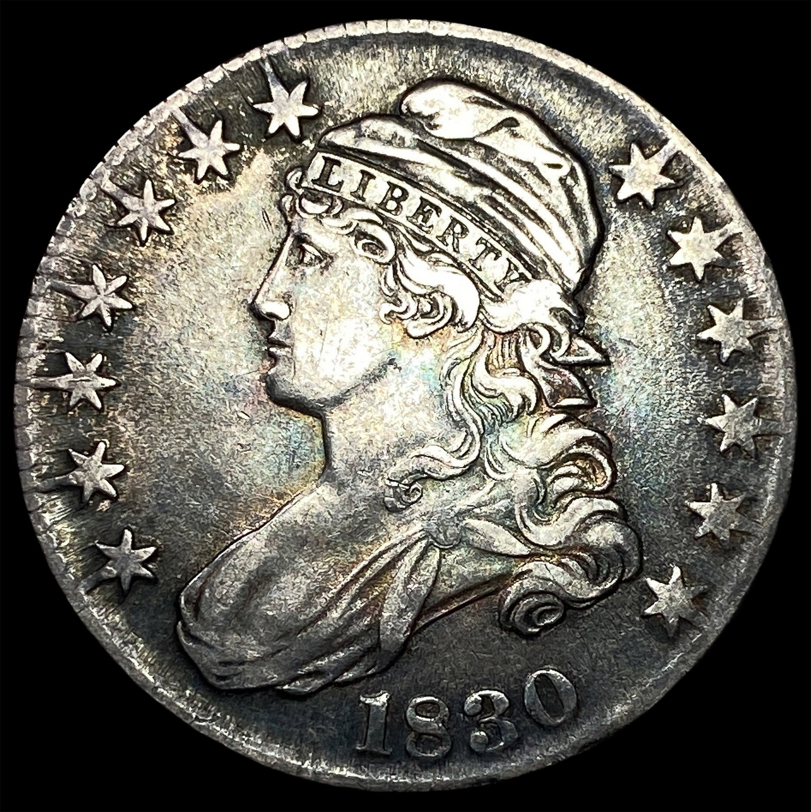 1830 Capped Bust Half Dollar CHOICE AU: 1830 Capped Bust Half Dollar CHOICE AU