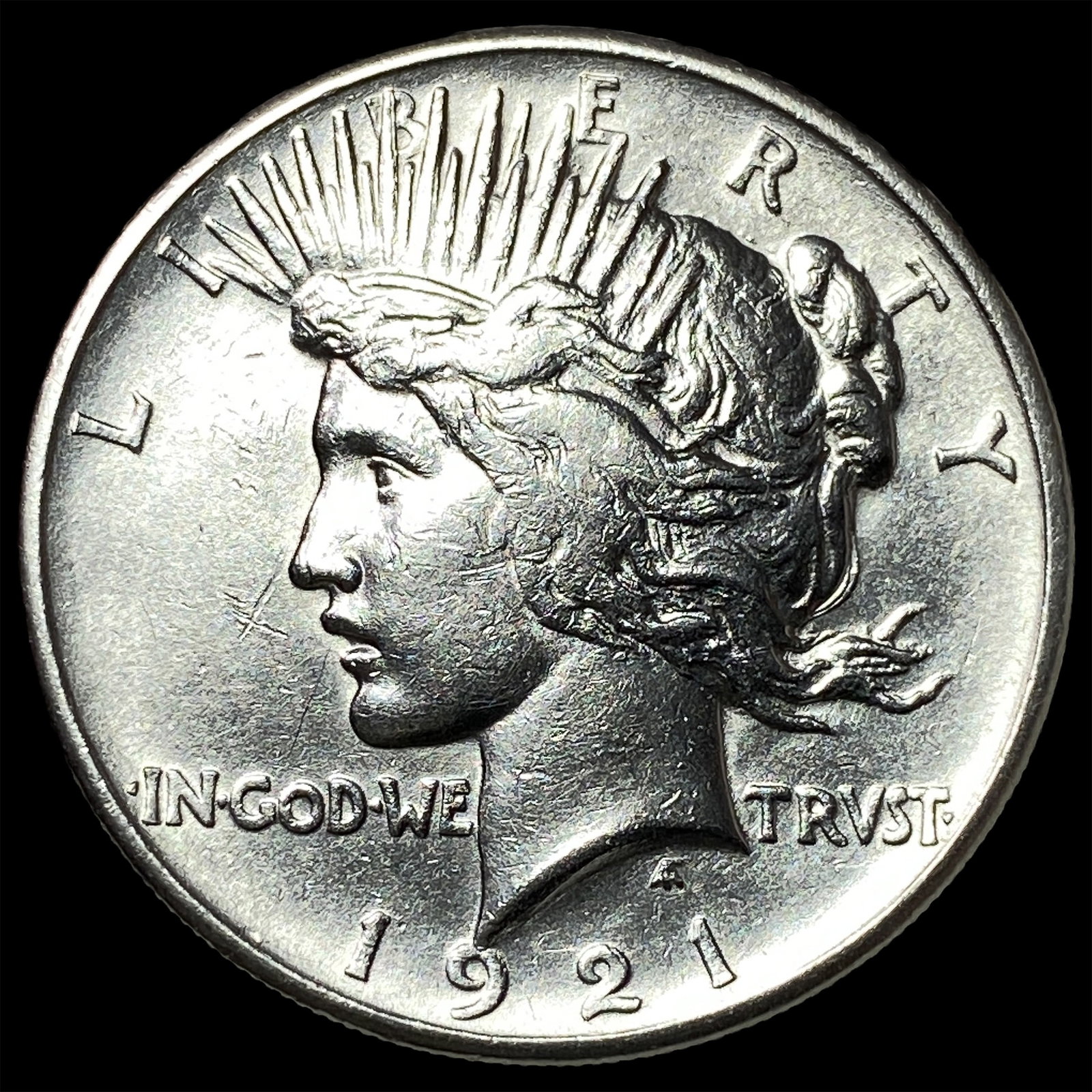 1921 Silver Peace HR Dollar UNCIRCULATED: 1921 Silver Peace HR Dollar UNCIRCULATED