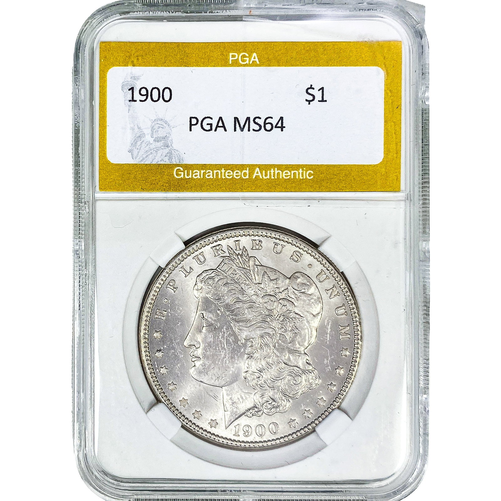 1900 Morgan Silver Dollar PGA MS64: 1900 Morgan Silver Dollar PGA MS64