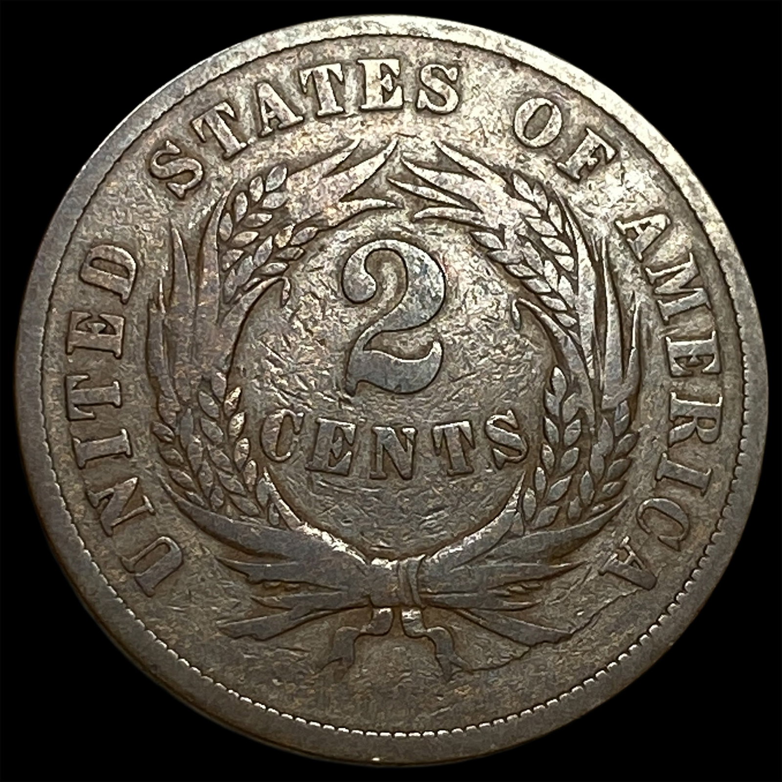 1867 Two-Cent Piece NEARLY UNCIRCULATED - 2