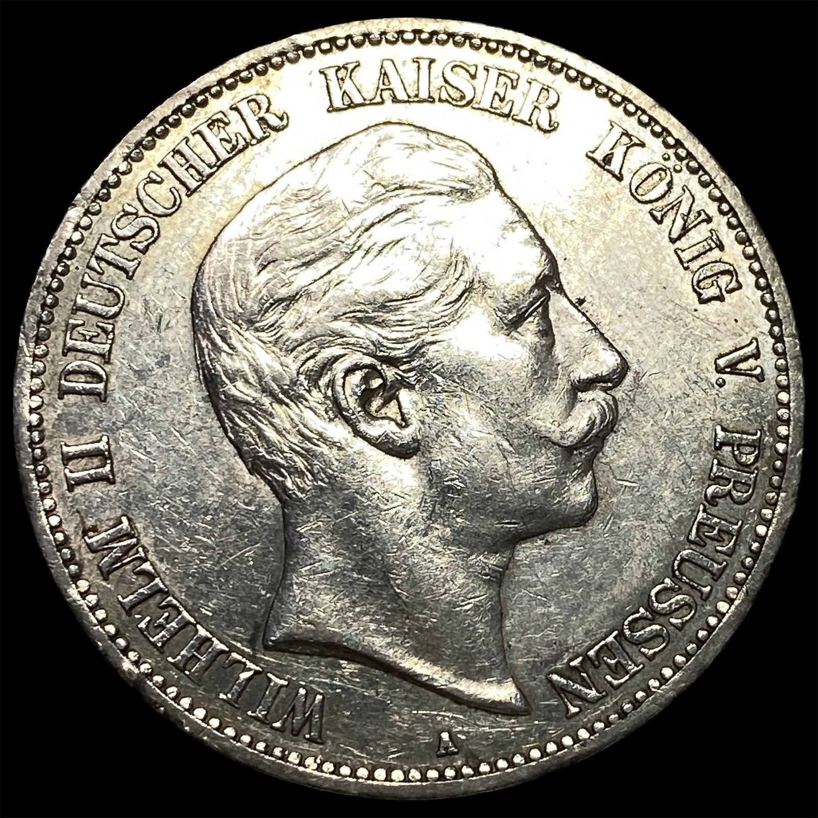1903-A Silver 5 Mark Germany Prussia UNCIRCULATED (1 of 2)