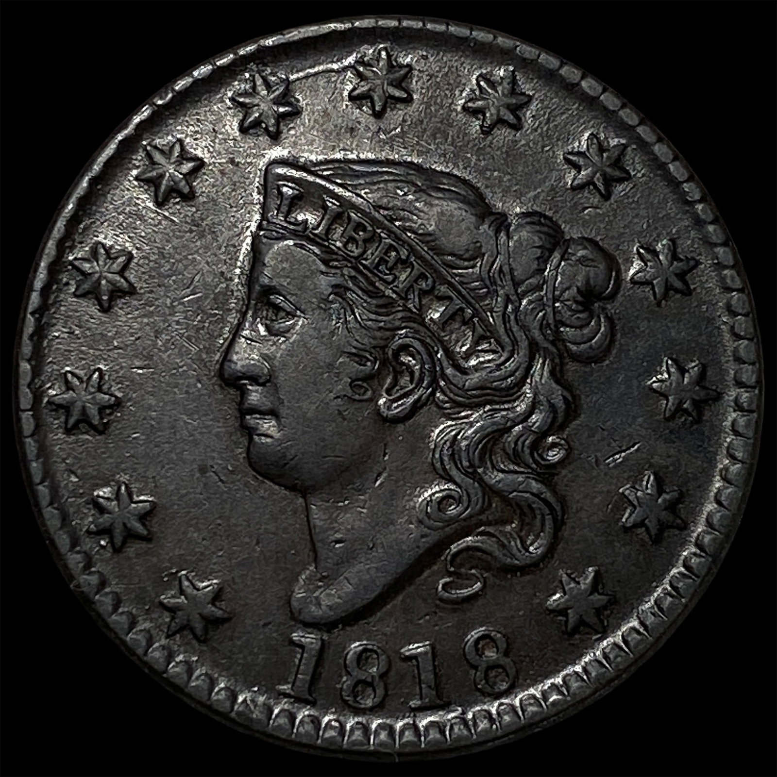 1818 Large Cent CLOSELY UNCIRCULATED (1 of 2)