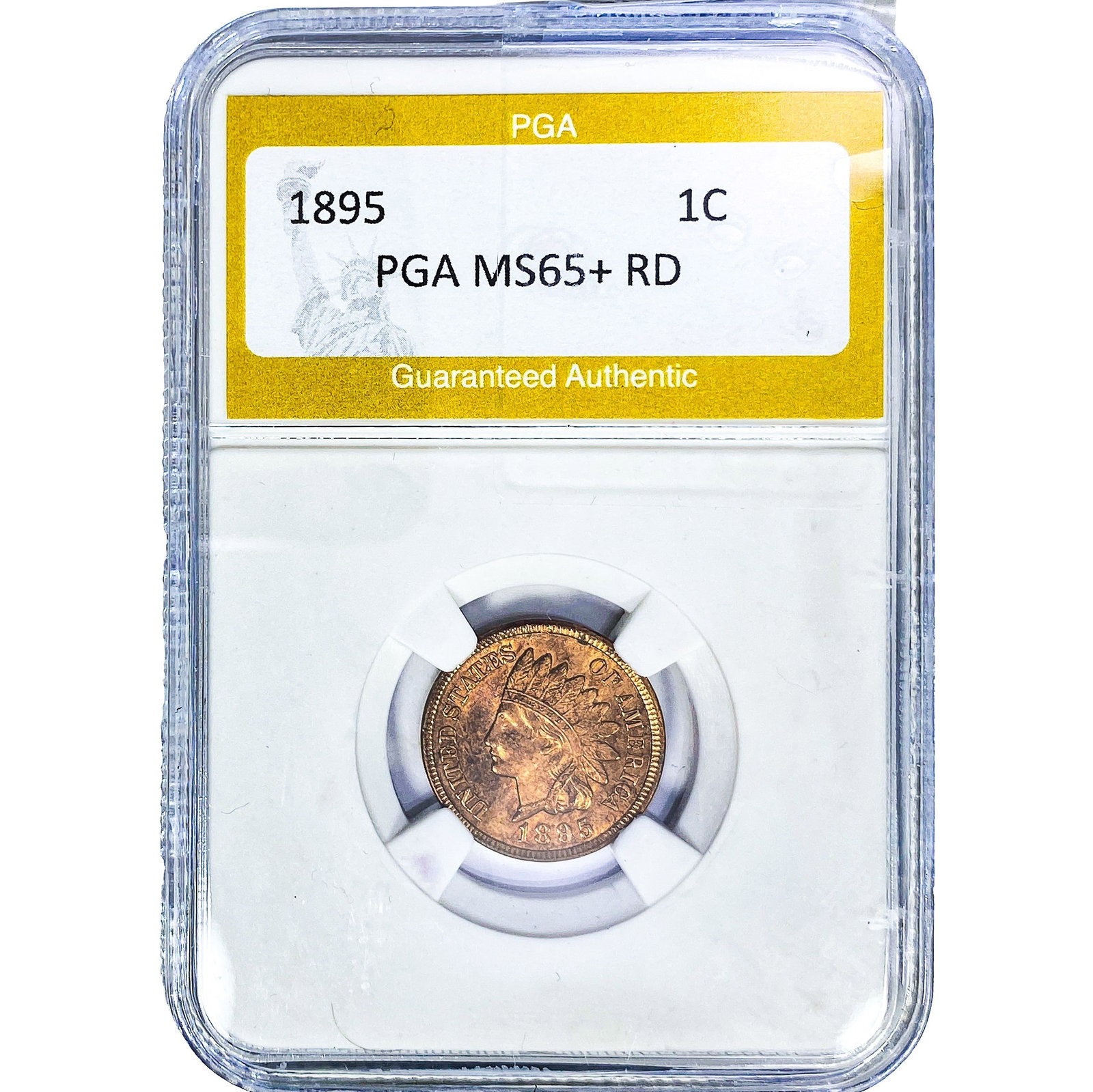 1895 Indian Head Cent PGA MS65+RD (1 of 2)