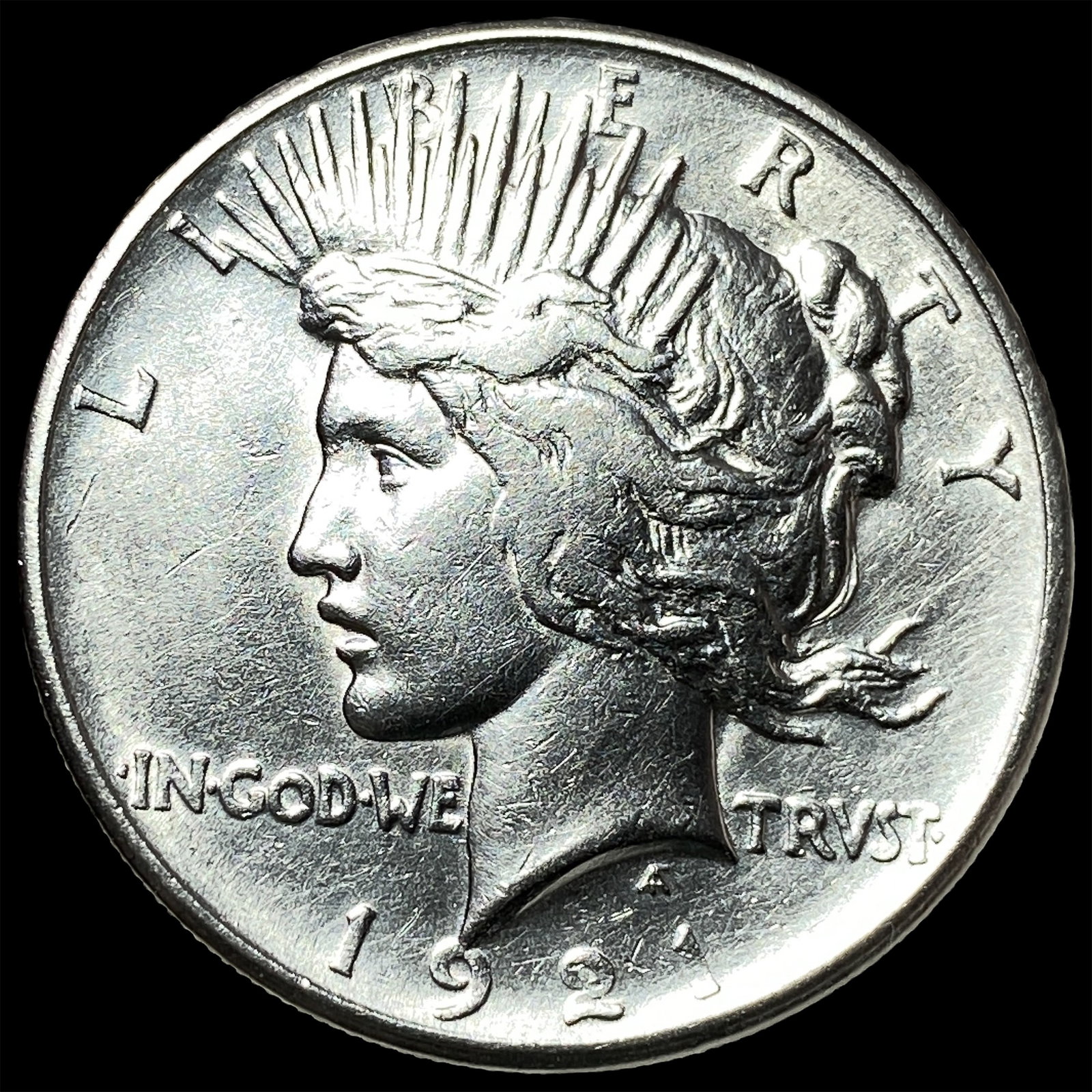 1921 Silver Peace HR Dollar CHOICE AU: 1921 Silver Peace HR Dollar CHOICE AU