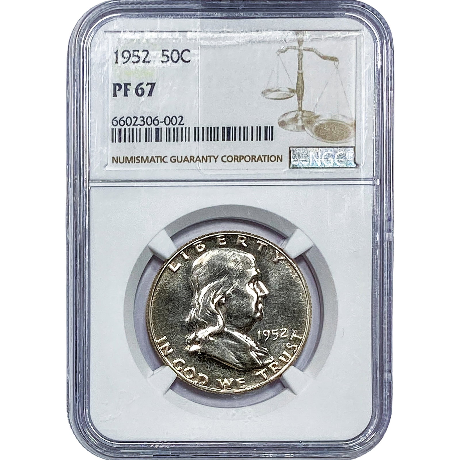 1952 Franklin Half Dollar NGC PF67 (1 of 2)