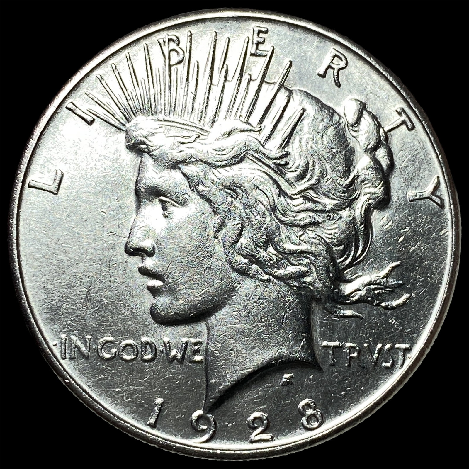 1928-S Silver Peace Dollar CLOSELY UNCIRCULATED: 1928-S Silver Peace Dollar CLOSELY UNCIRCULATED