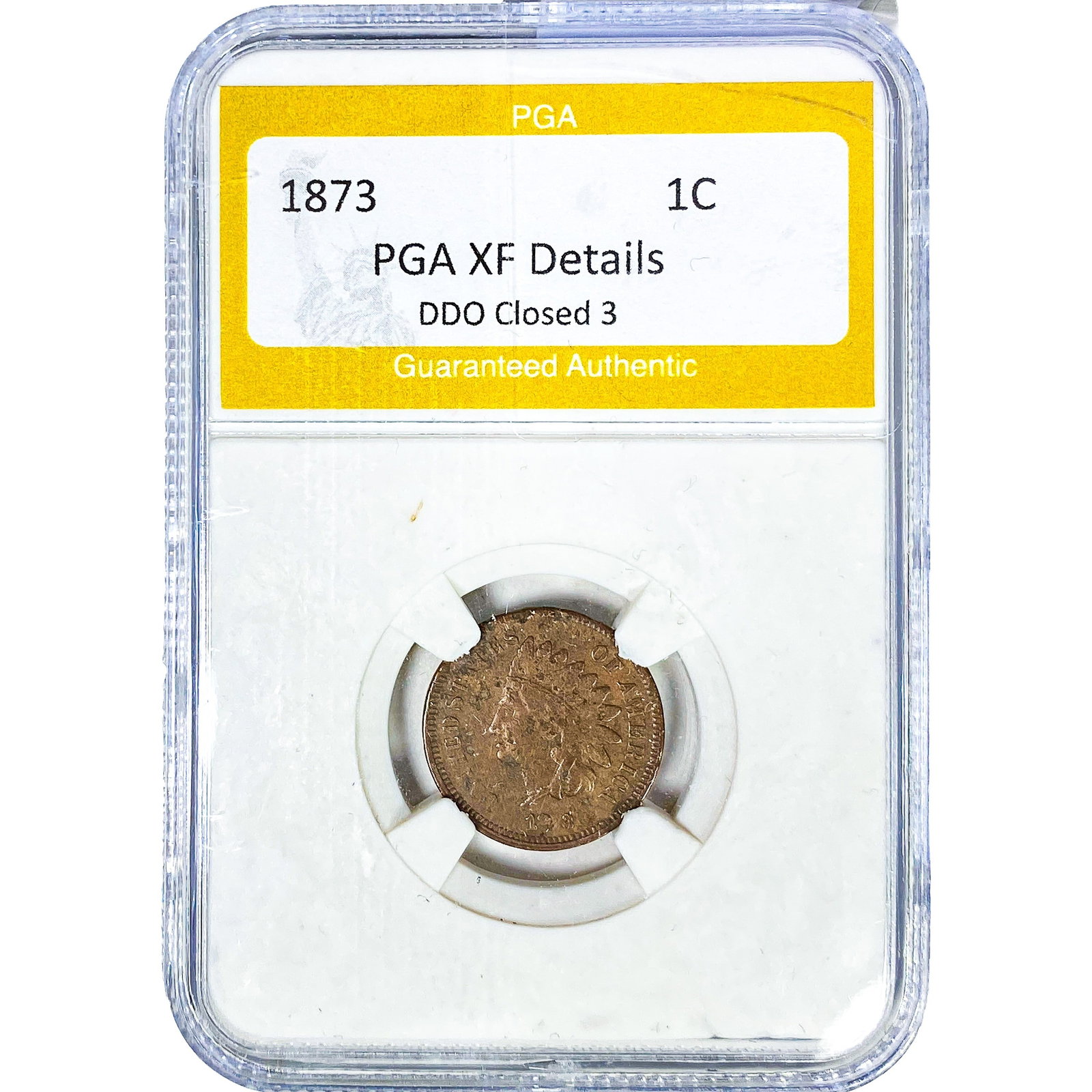 1873 Indian Head Cent PGA XF Details DDO Closed 3: 1873 Indian Head Cent PGA XF Details DDO Closed 3