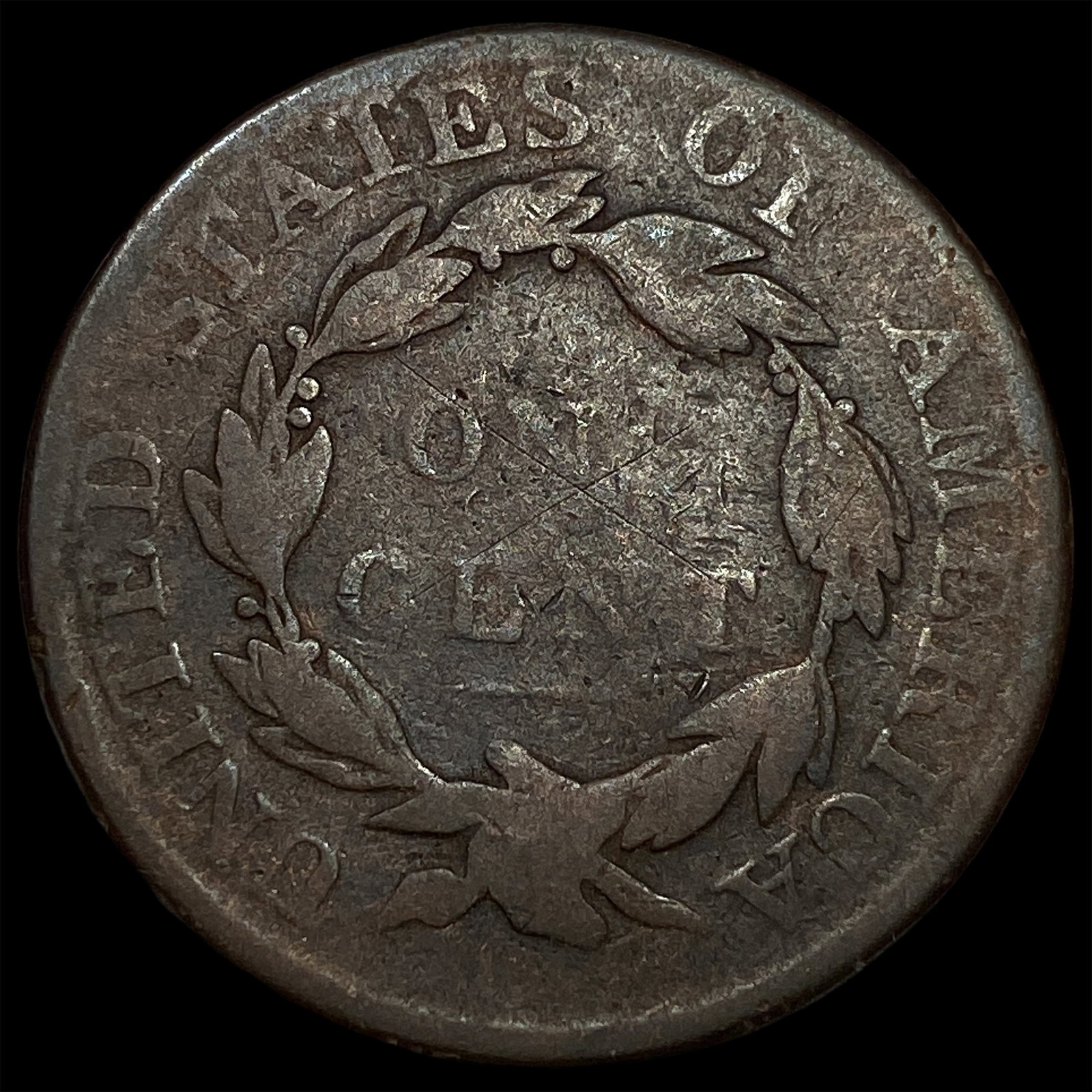 1819 Large Cent NICELY CIRCULATED - 2
