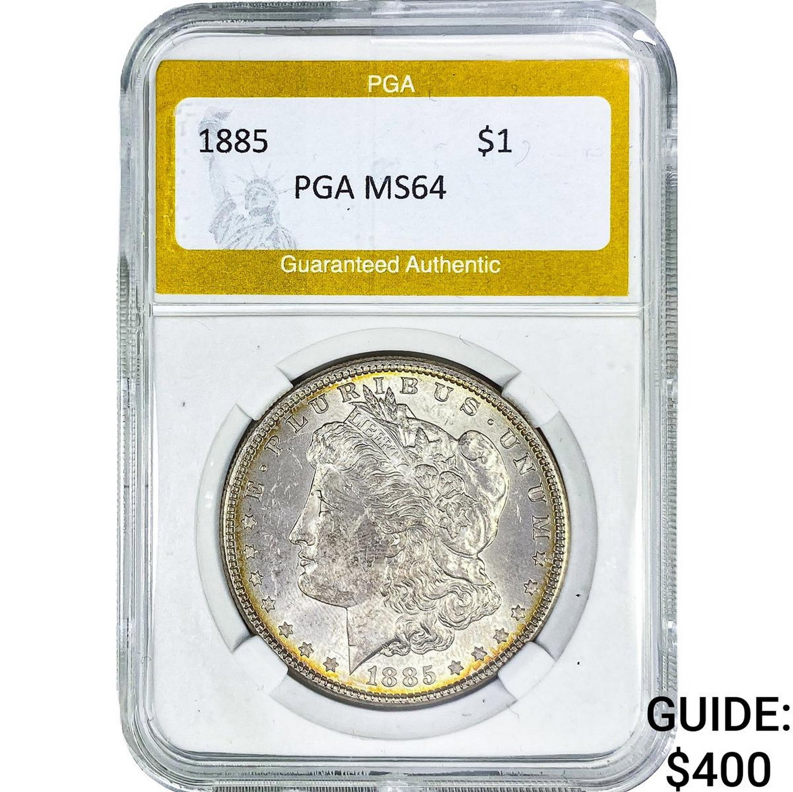 1885 Morgan Silver Dollar PGA MS64: 1885 Morgan Silver Dollar PGA MS64