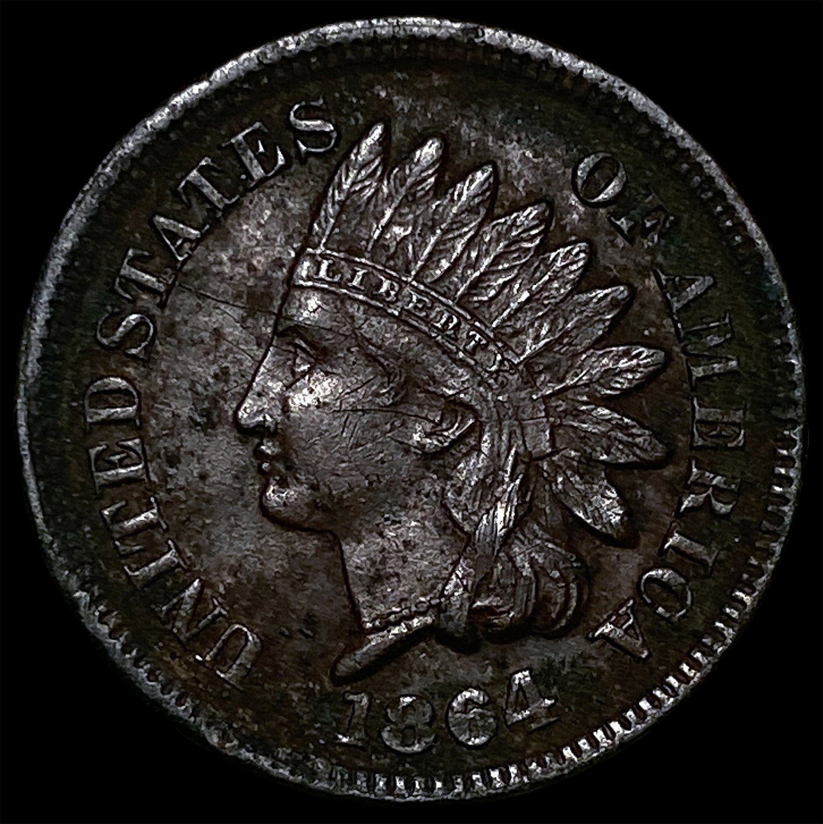 1864 Bronze Indian Head Cent UNCIRCULATED: 1864 Bronze Indian Head Cent UNCIRCULATED
