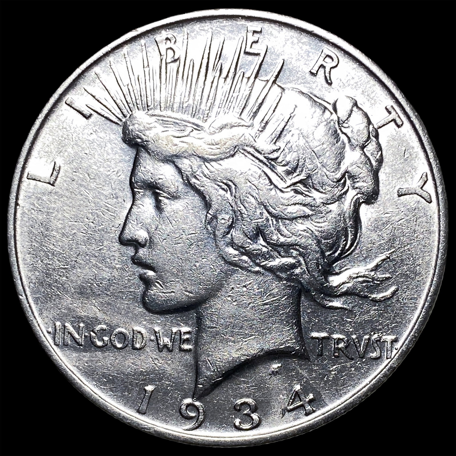 1934-D Silver Peace Dollar UNCIRCULATED: 1934-D Silver Peace Dollar UNCIRCULATED