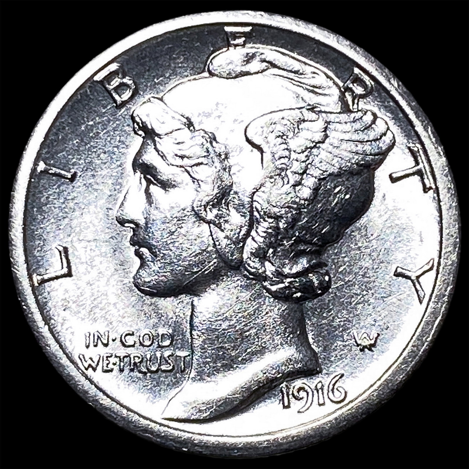 1916-S Mercury Dime UNCIRCULATED (1 of 2)