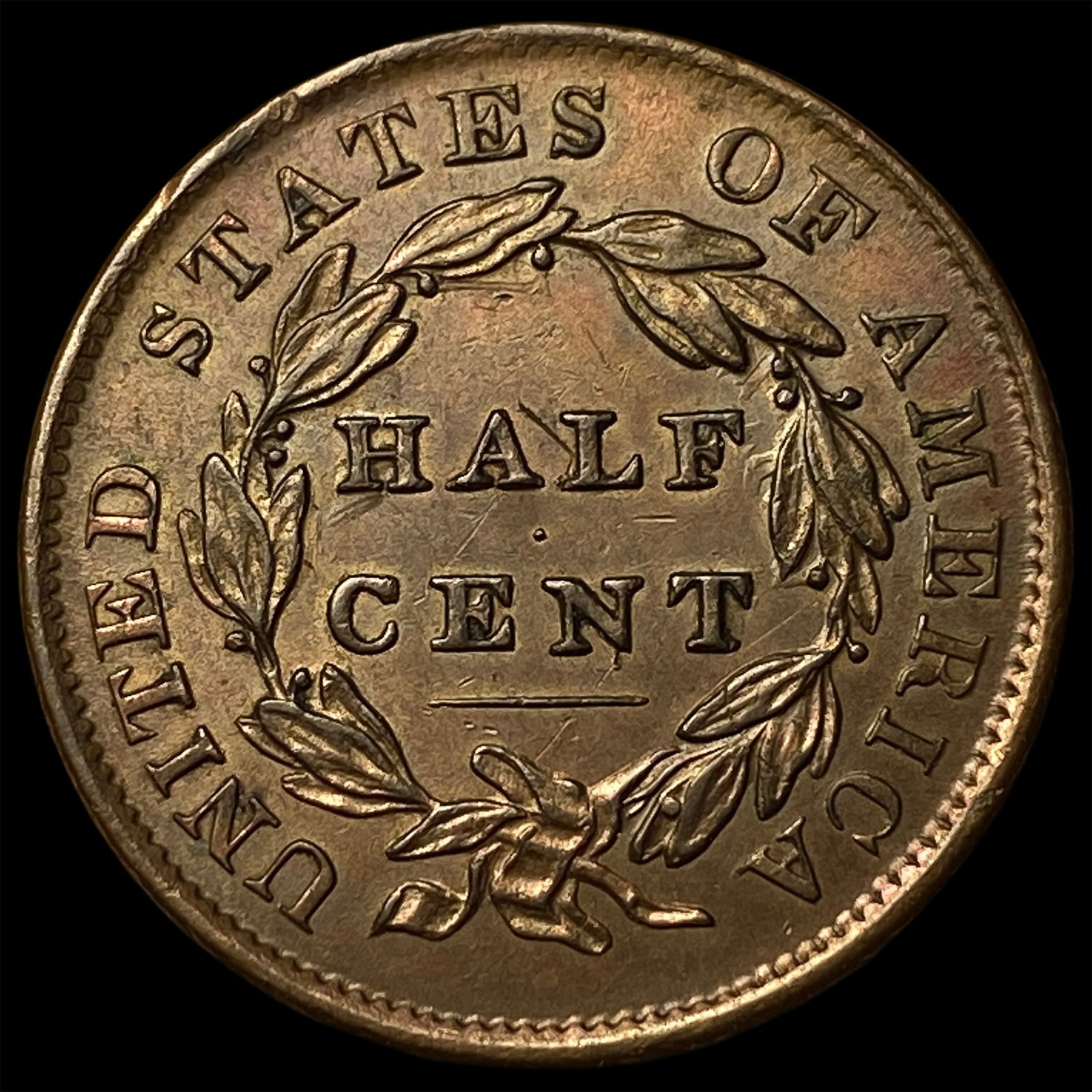 1835 Classic Head Half Cent UNCIRCULATED - 2