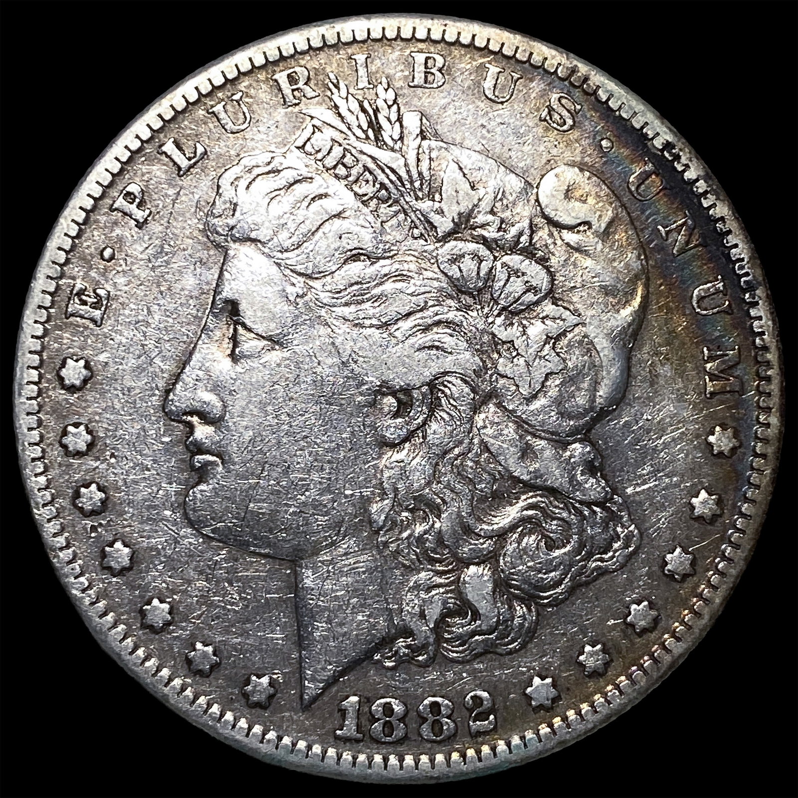 1882-S Silver Morgan Dollar NEARLY UNCIRCULATED: 1882-S Silver Morgan Dollar NEARLY UNCIRCULATED
