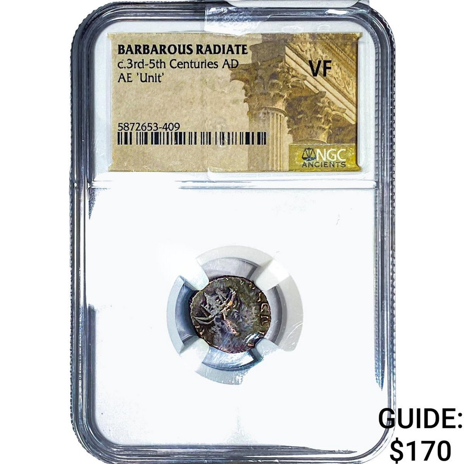 Barbarous Radiate 3rd-5th Centuries AD AE 'Unit' NGC VF (1 of 2)
