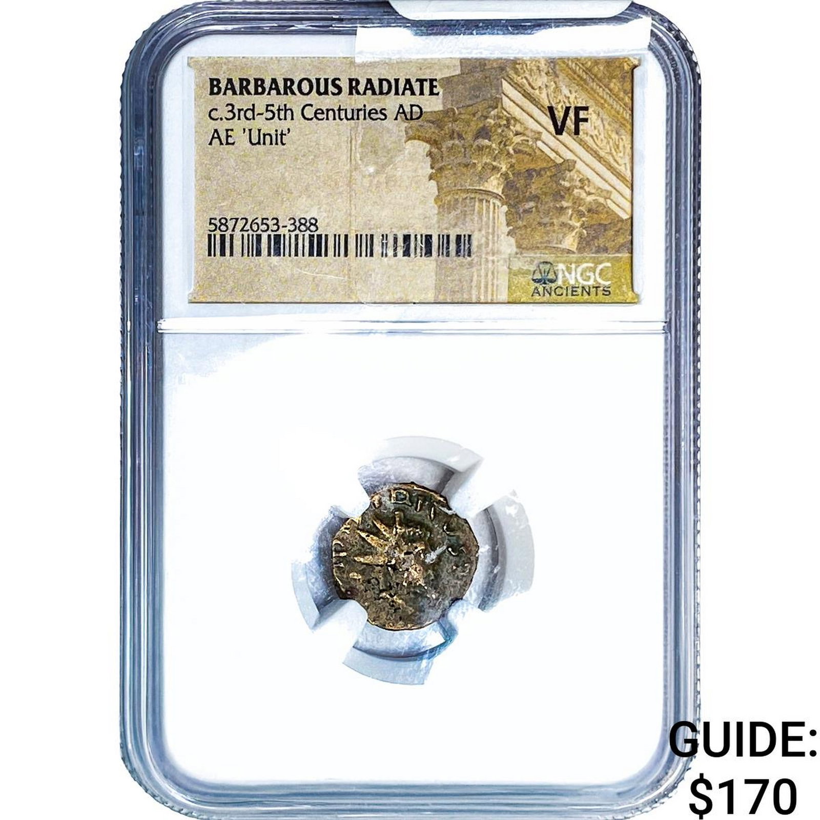 Barbarous Radiate 3rd-5th Centuries AD AE 'Unit' NGC VF (1 of 2)