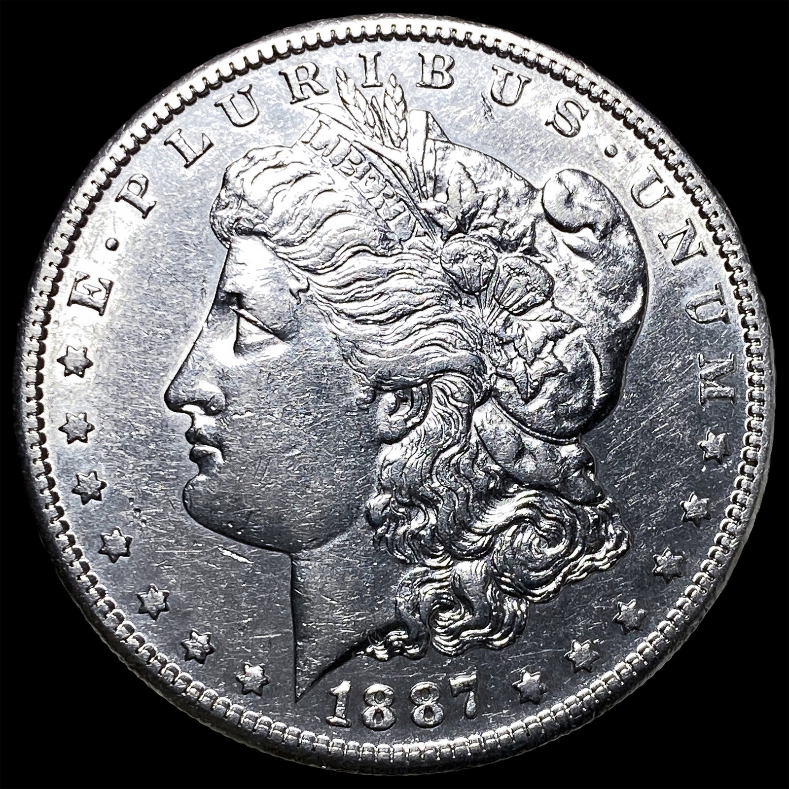 1887-S Morgan Silver Dollar UNCIRCULATED: 1887-S Morgan Silver Dollar UNCIRCULATED