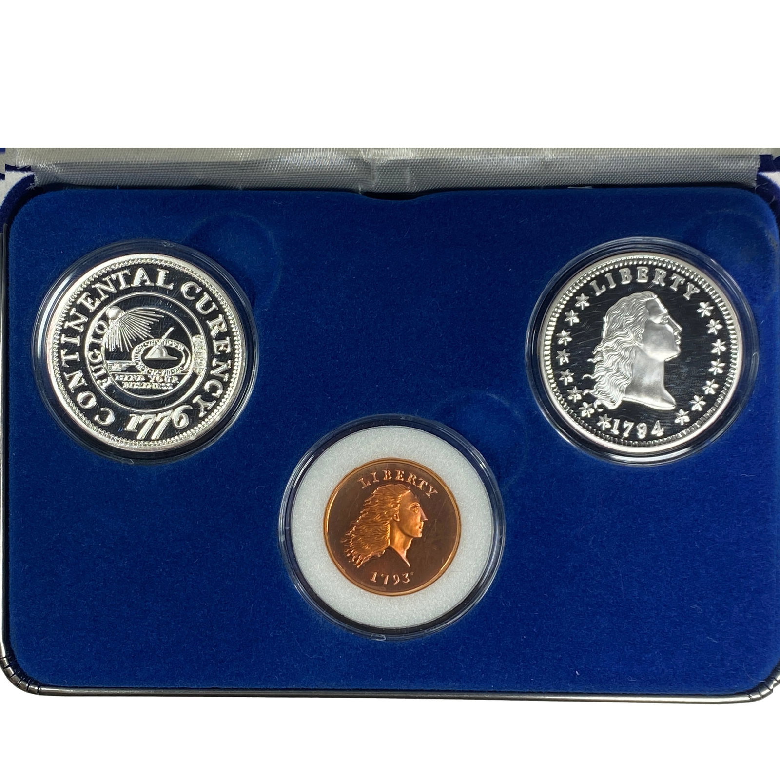 Nat. Coll. Mint 1793 Chain Cent Proof Set w/ Box (1 of 3)