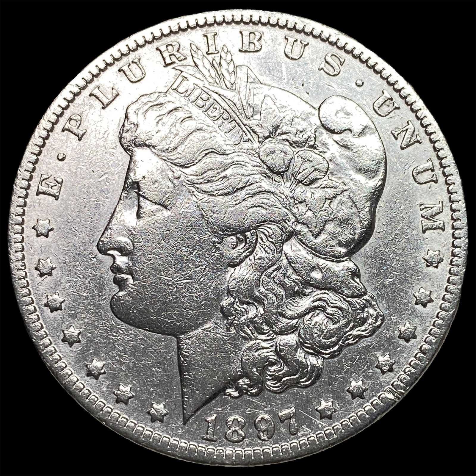 1897-O Silver Morgan Dollar CLOSELY UNCIRCULATED: 1897-O Silver Morgan Dollar CLOSELY UNCIRCULATED