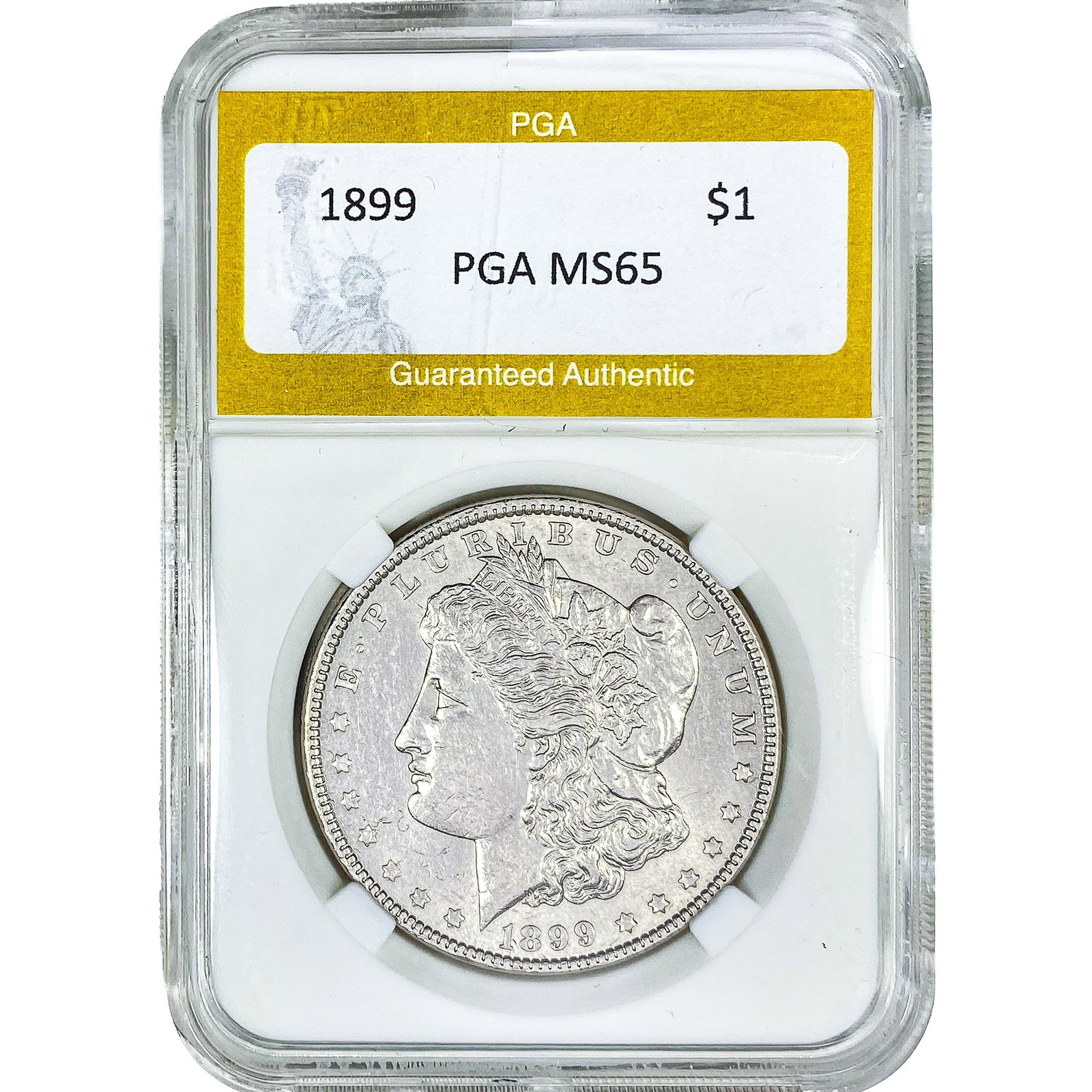 1899 Morgan Silver Dollar PGA MS65: 1899 Morgan Silver Dollar PGA MS65
