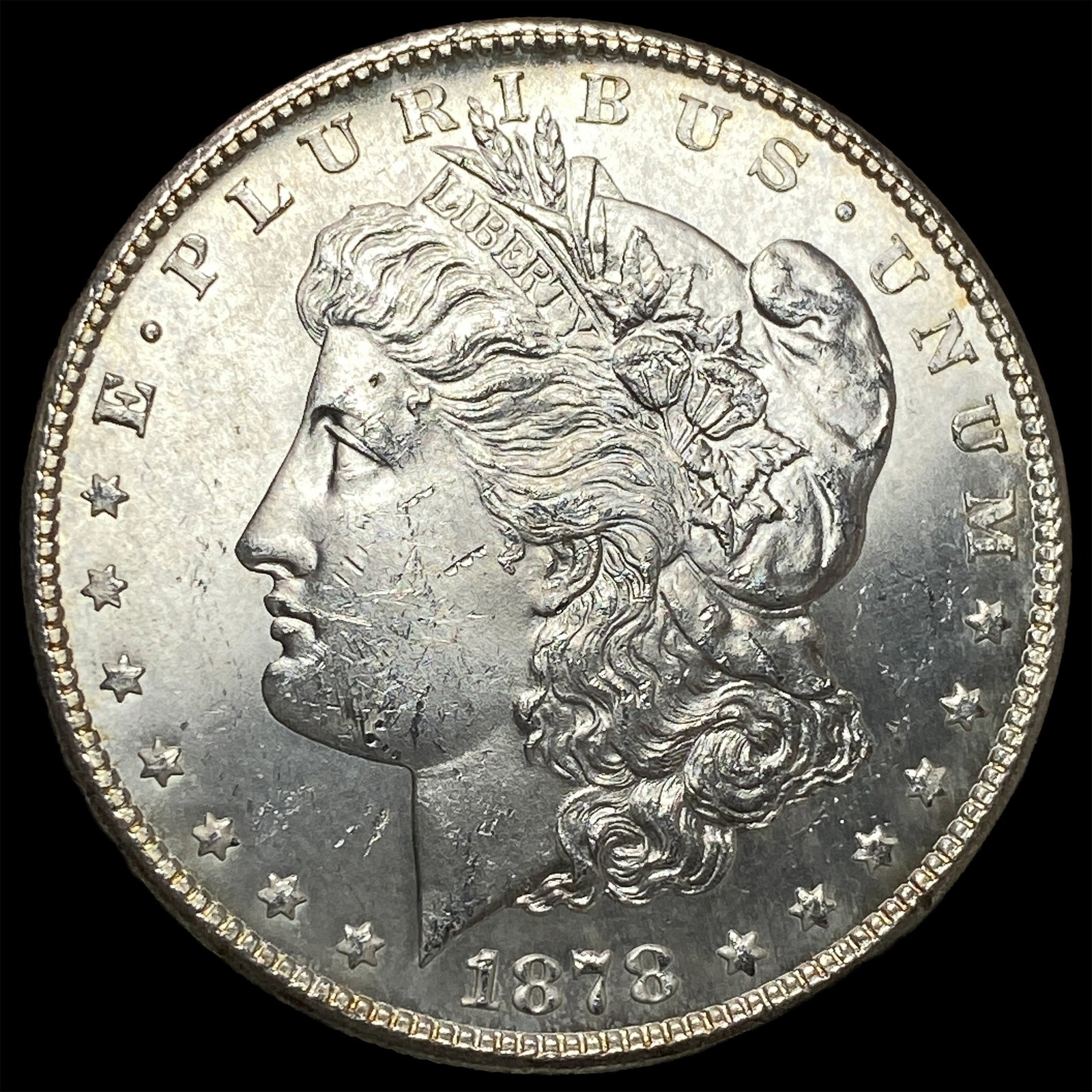 1878-S Silver Morgan Dollar CHOICE BU: 1878-S Silver Morgan Dollar CHOICE BU