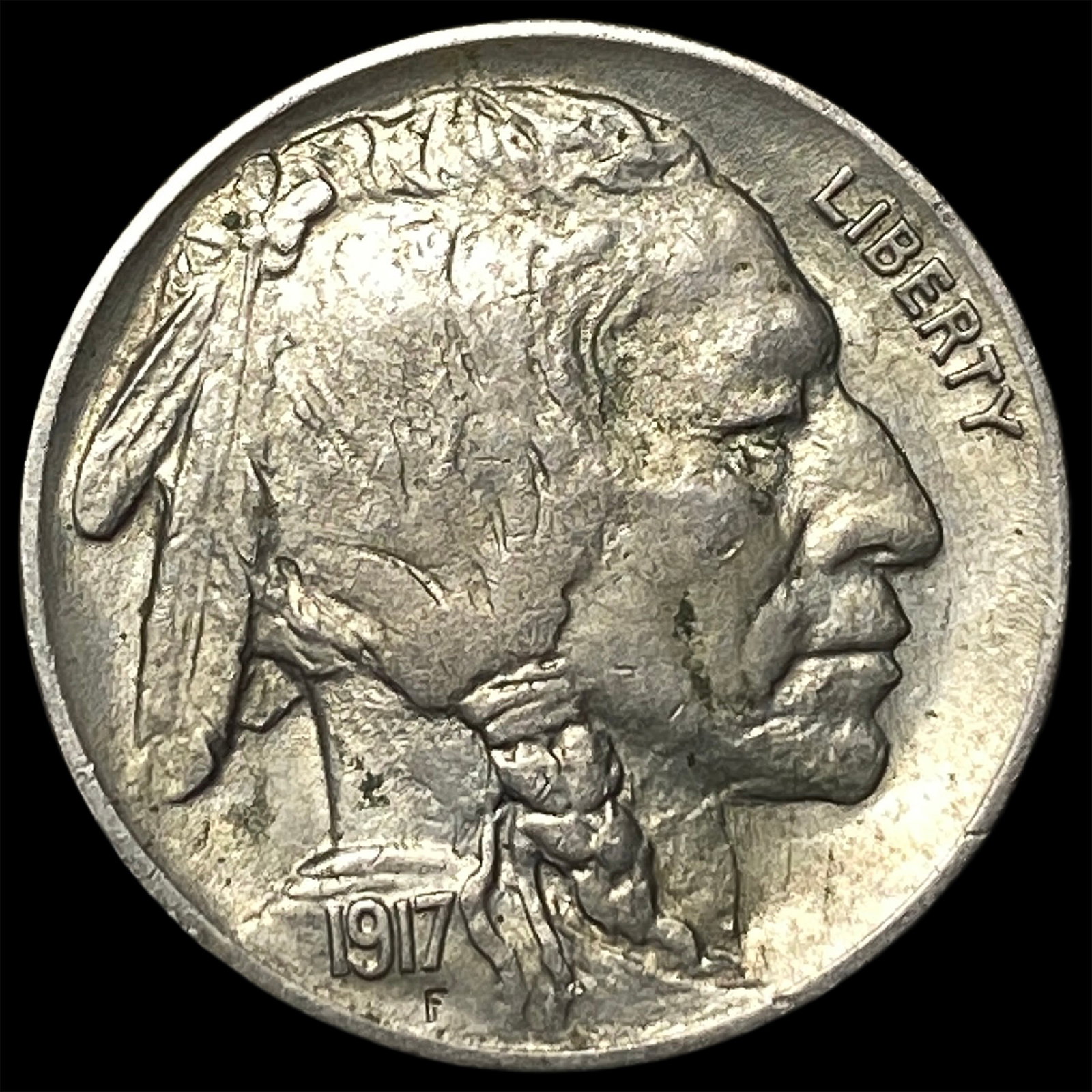 1917 Buffalo Nickel CLOSELY UNCIRCULATED: 1917 Buffalo Nickel CLOSELY UNCIRCULATED