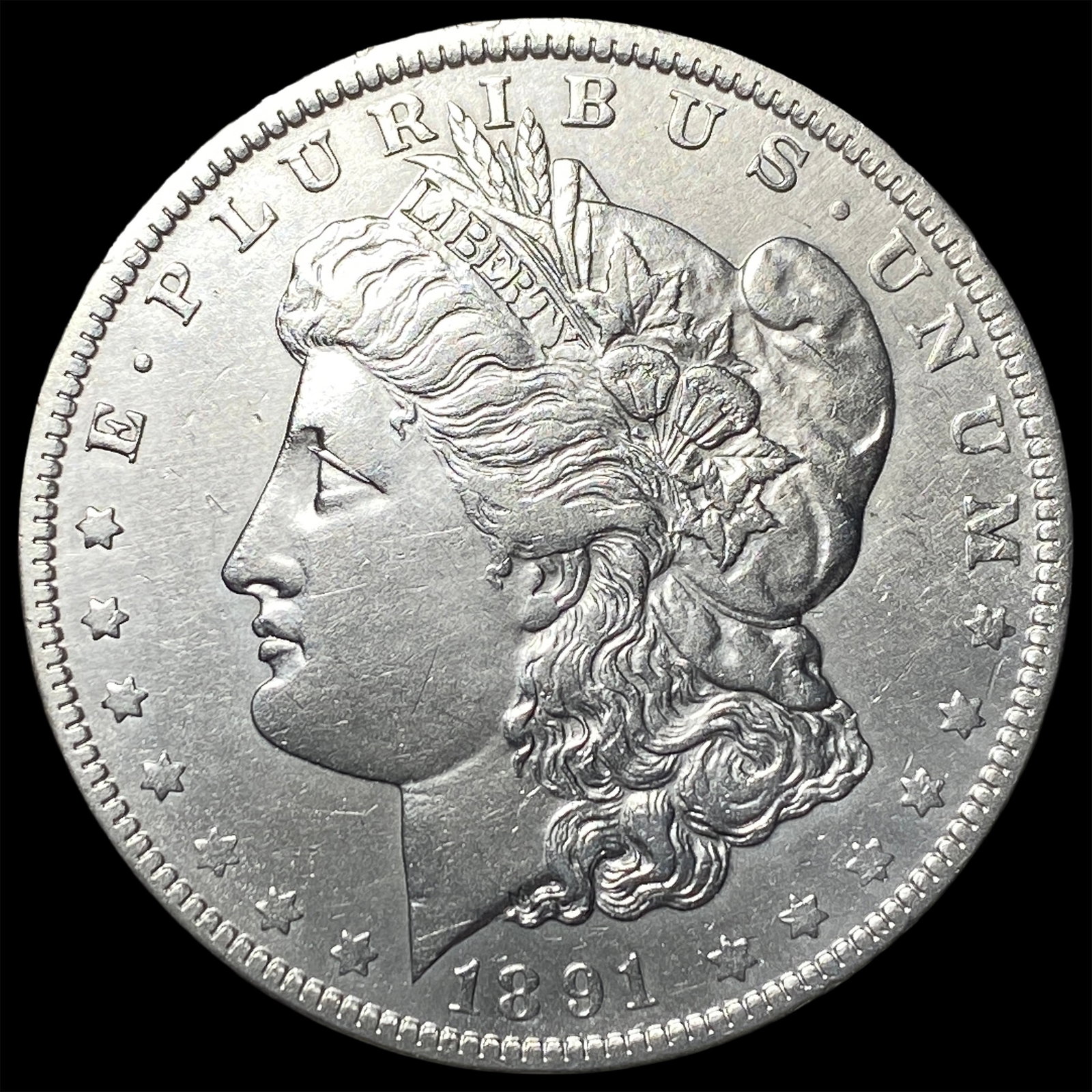 1891-O Silver Morgan Dollar CLOSELY UNCIRCULATED: 1891-O Silver Morgan Dollar CLOSELY UNCIRCULATED