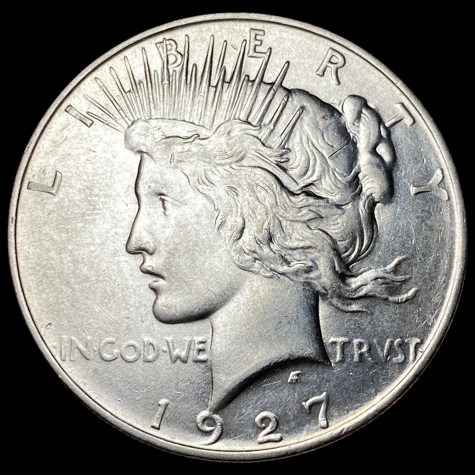 1927-D Peace Silver Dollar CLOSELY UNCIRCULATED (1 of 2)