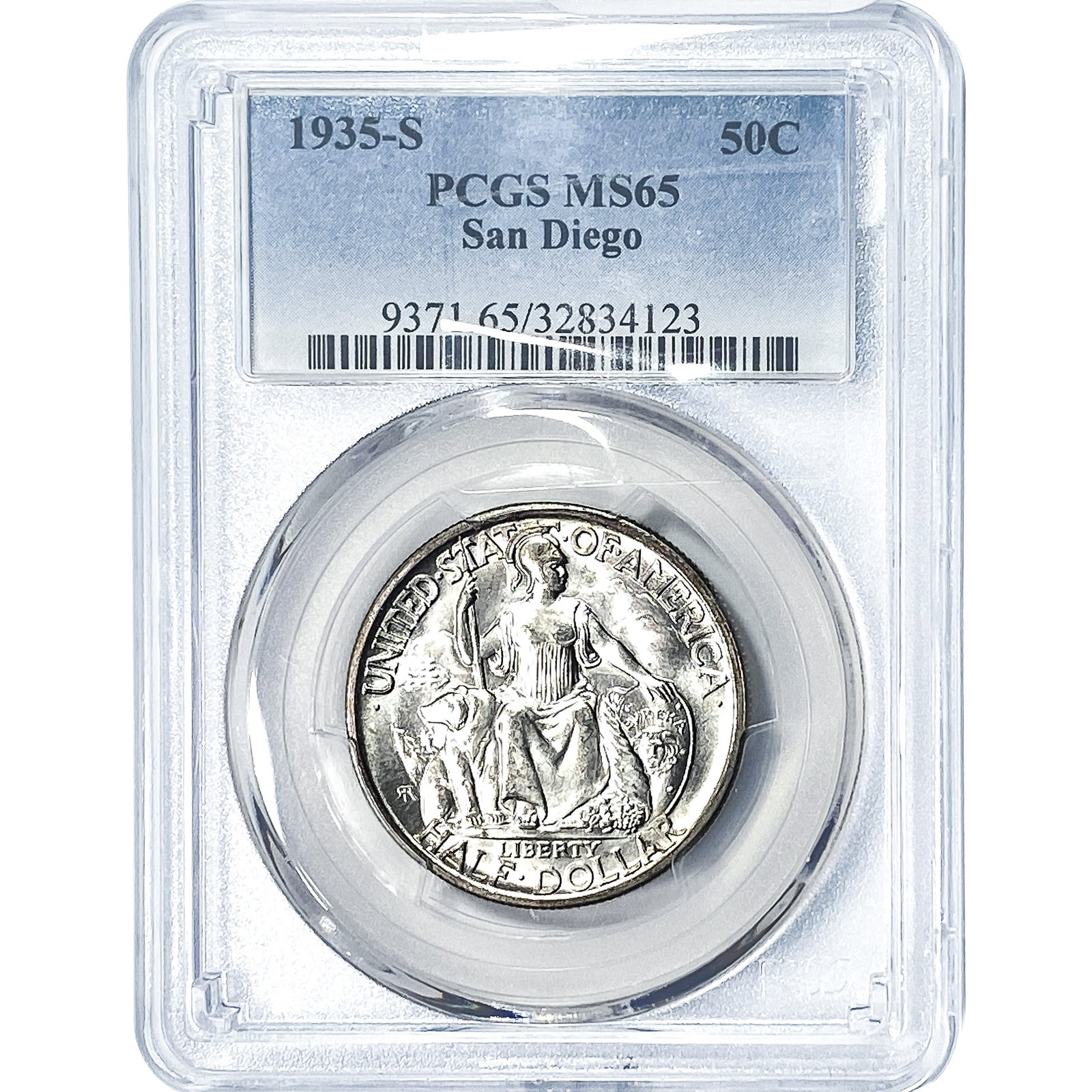 1935-S San Diego Half Dollar PCGS MS65 (1 of 2)