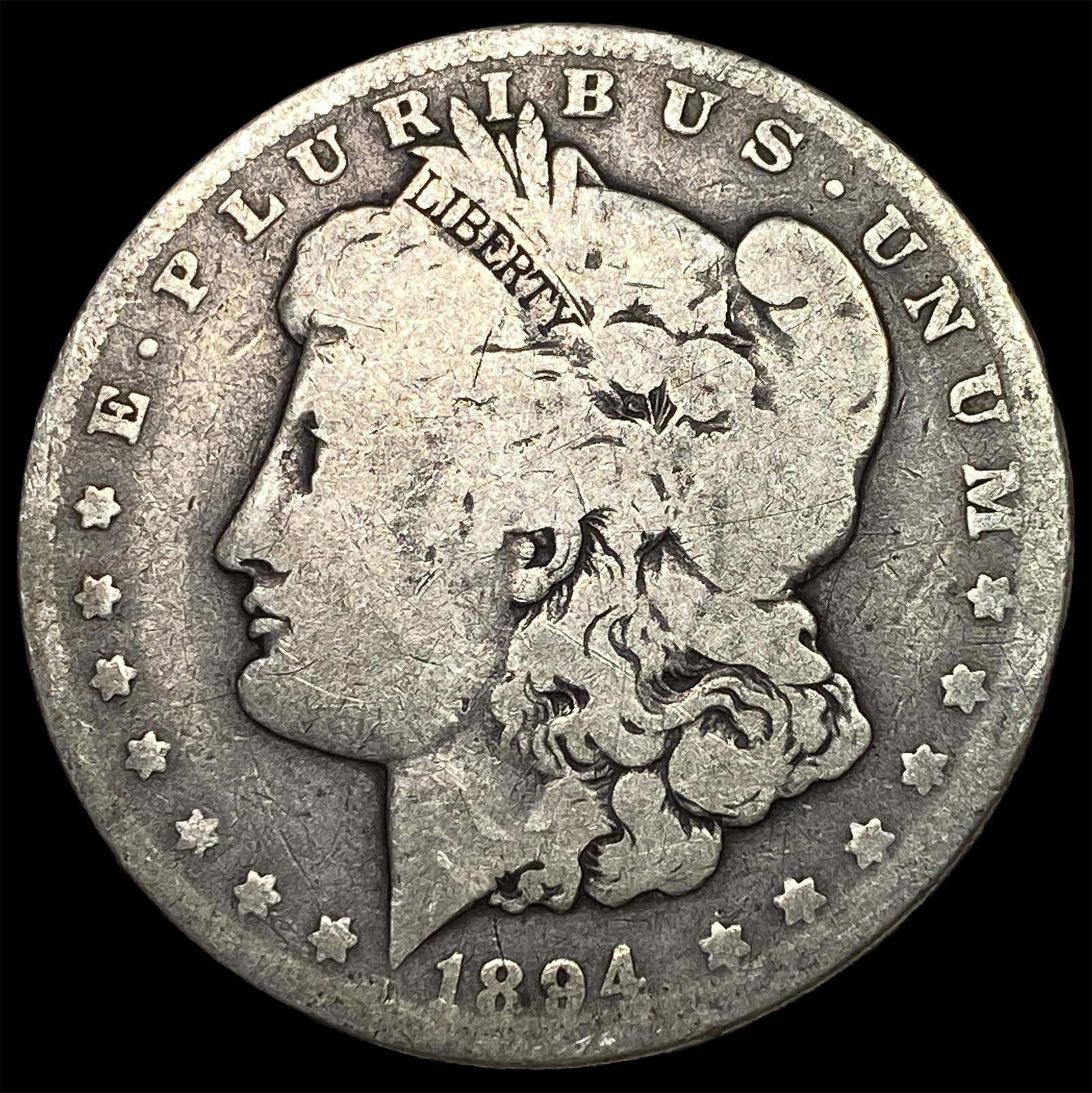 1894-O Silver Morgan Dollar NICELY CIRCULATED: 1894-O Silver Morgan Dollar NICELY CIRCULATED