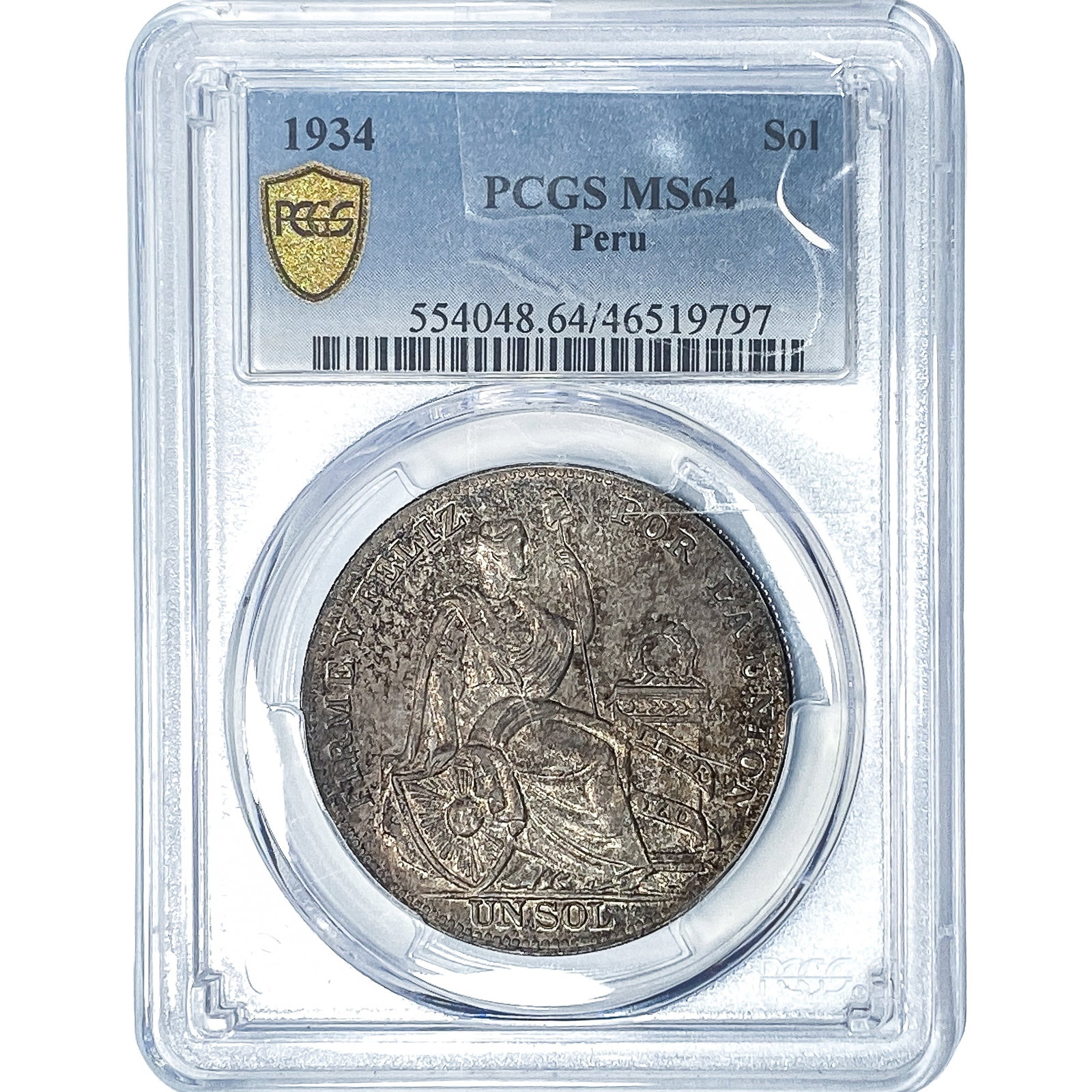 1934 Sol Peru PCGS MS64 (1 of 2)
