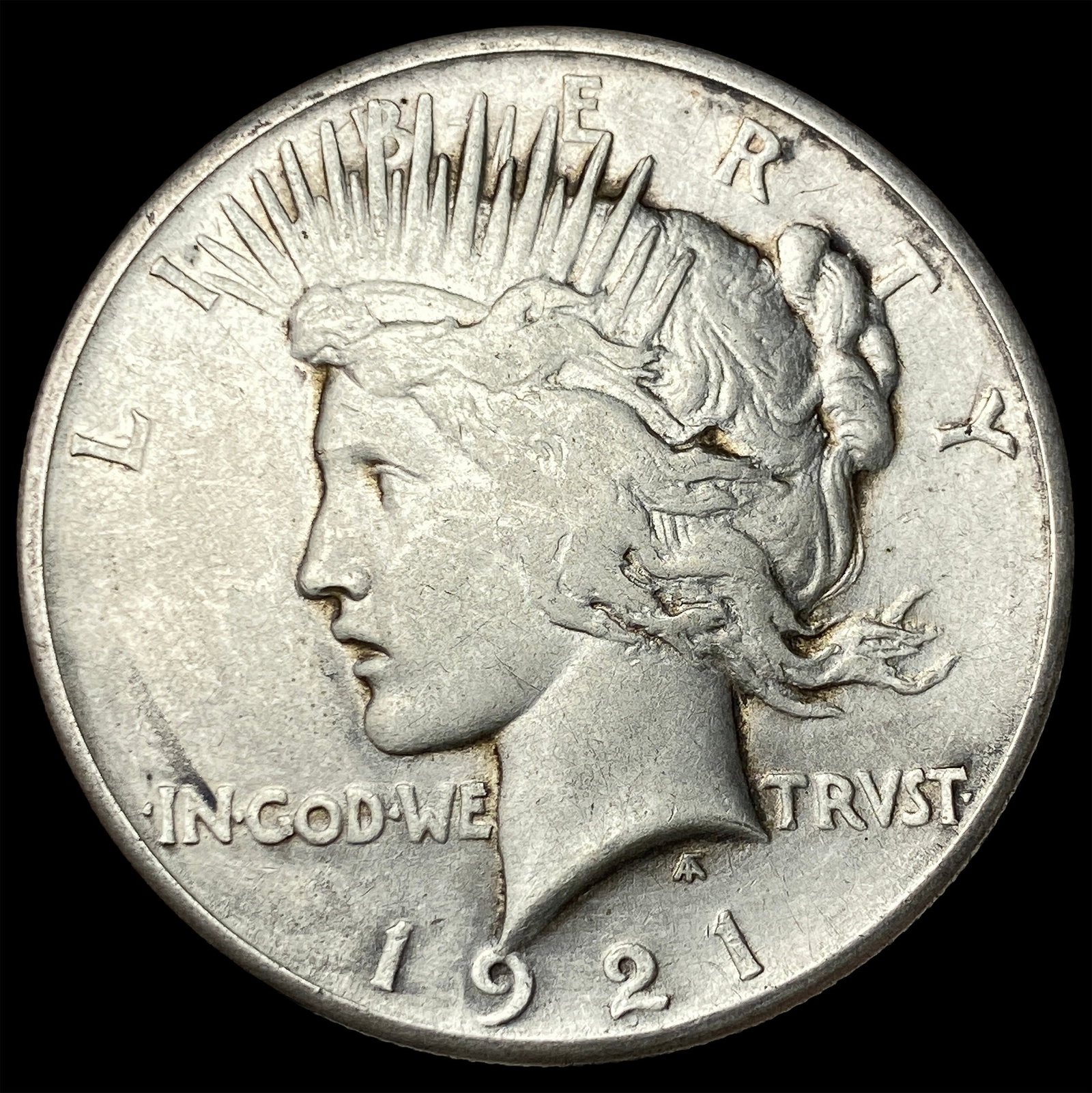 1921 Silver Peace Dollar CLOSELY UNCIRCULATED: 1921 Silver Peace Dollar CLOSELY UNCIRCULATED