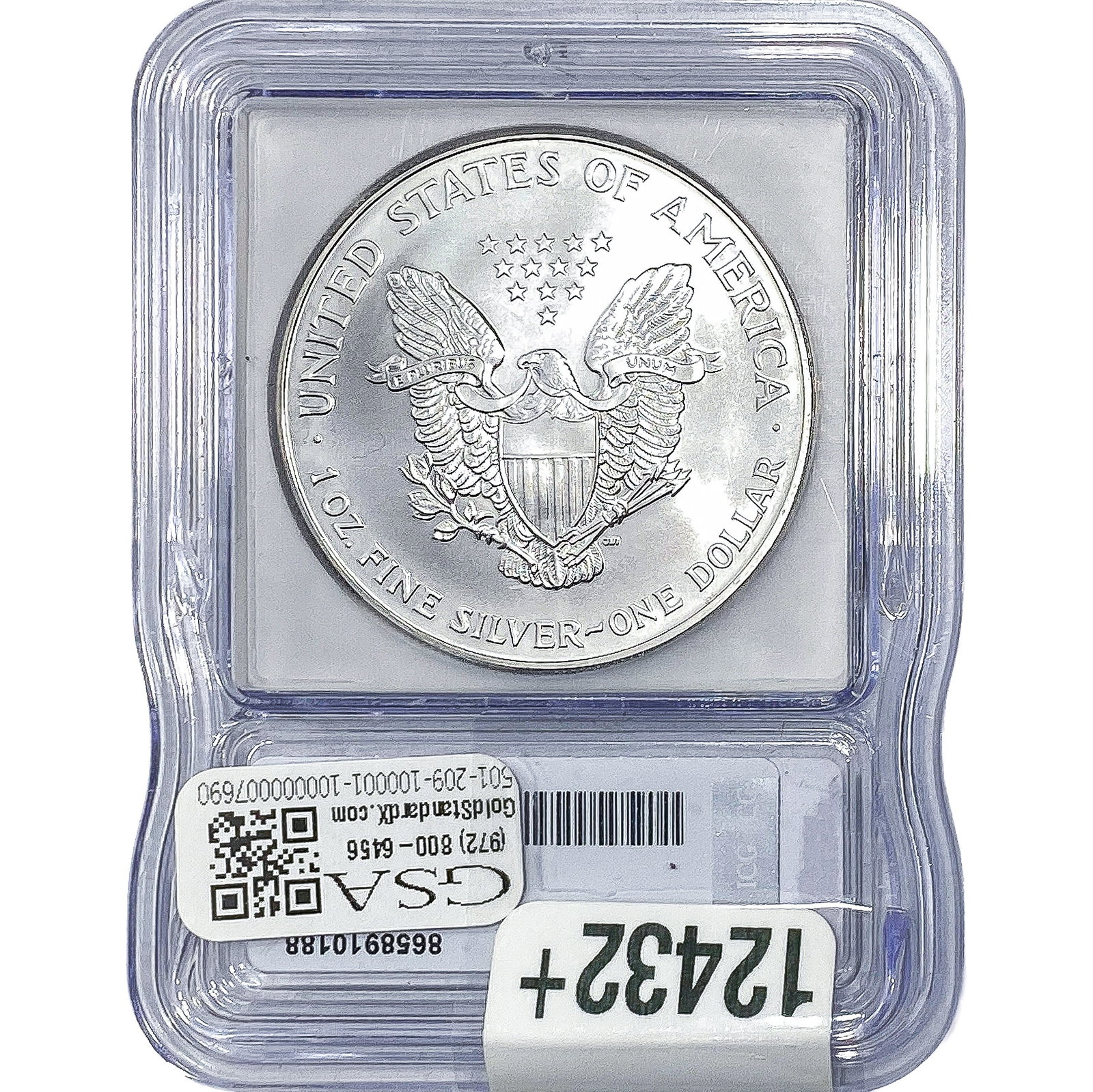 1999 Silver Eagle ICG MS70 - 2