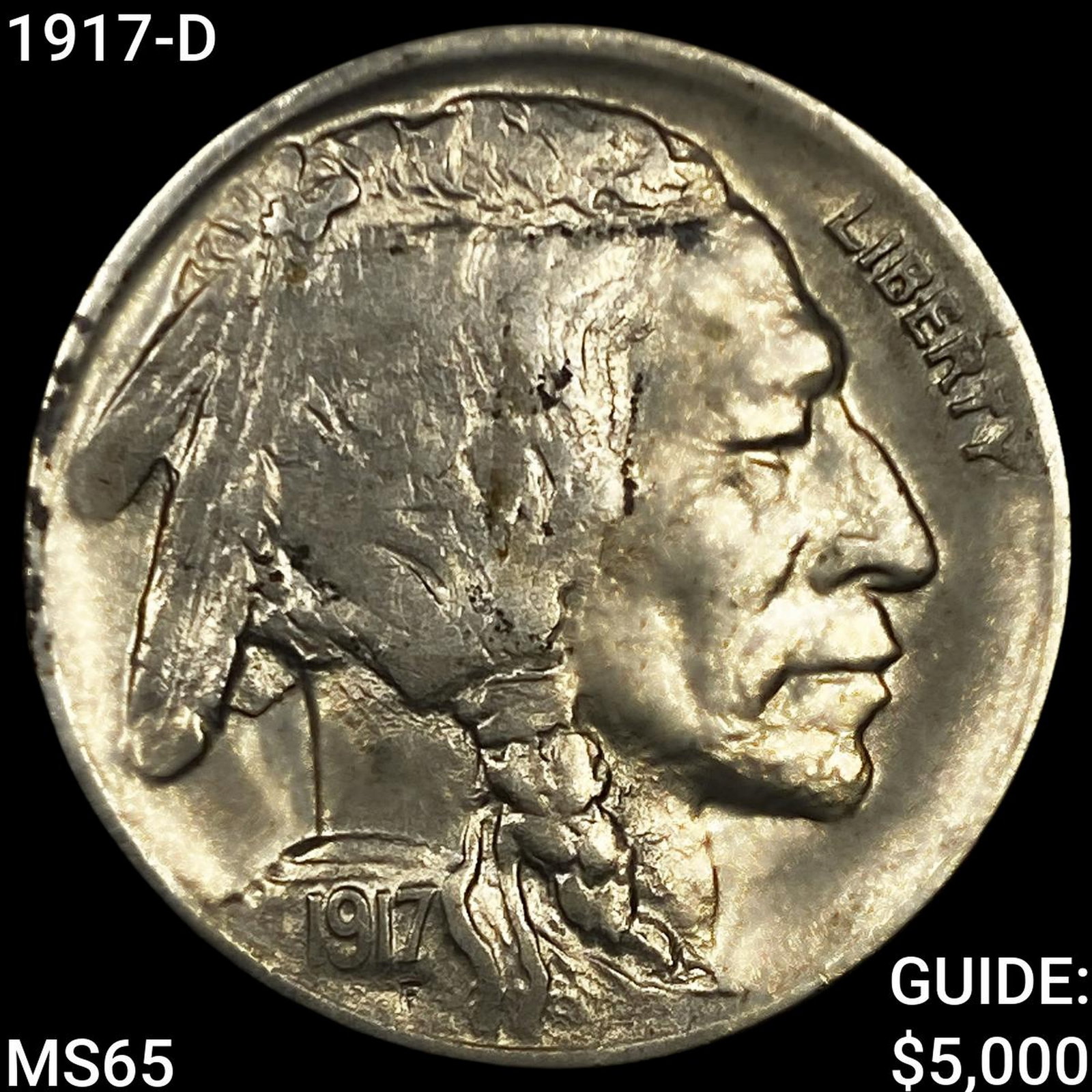 1917-D Buffalo Nickel: 1917-D Buffalo Nickel
