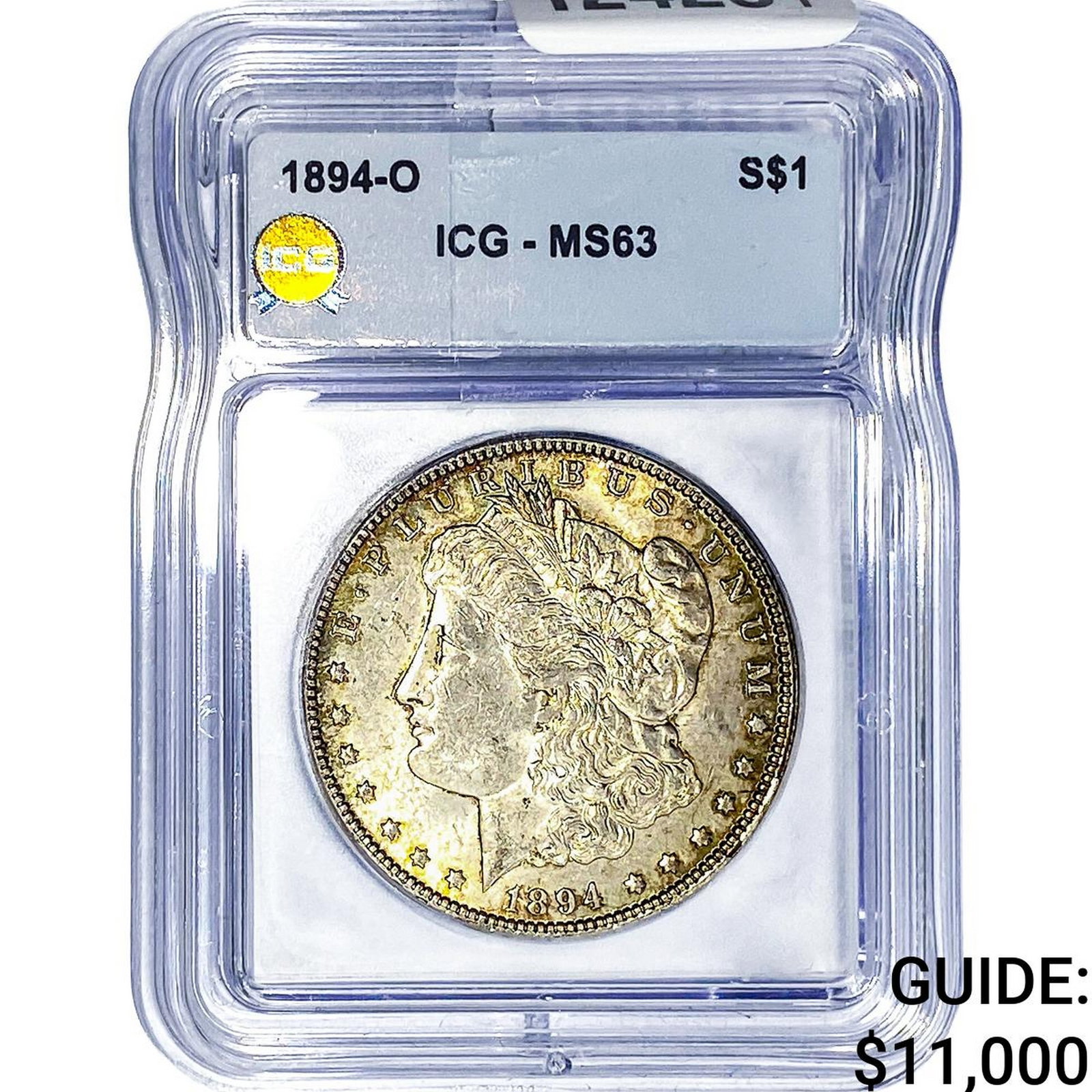 1894-O Morgan Silver Dollar ICG MS63: 1894-O Morgan Silver Dollar ICG MS63