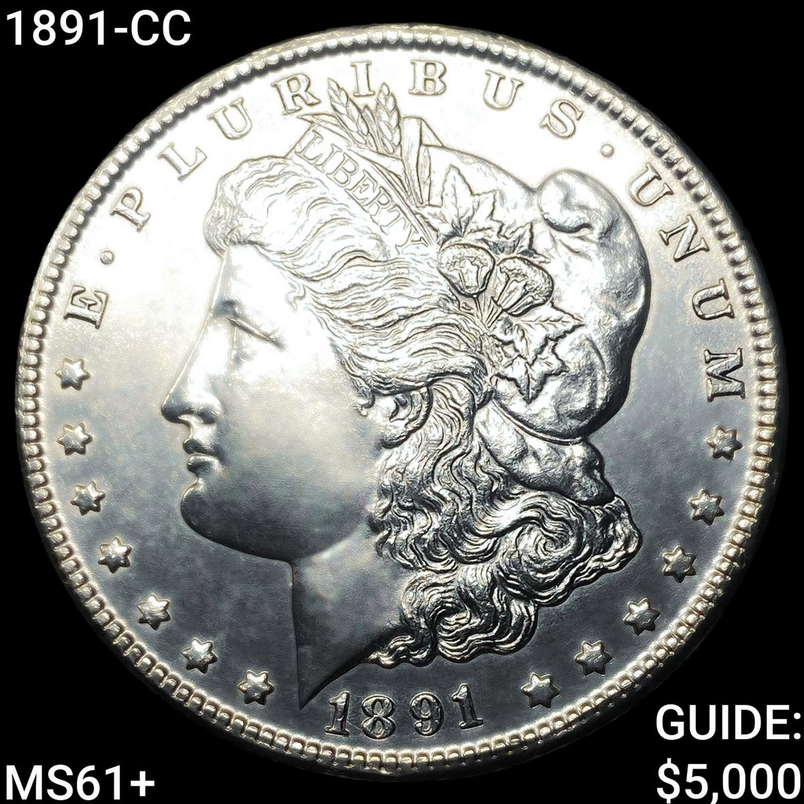 1891-CC Morgan Silver Dollar: 1891-CC Morgan Silver Dollar