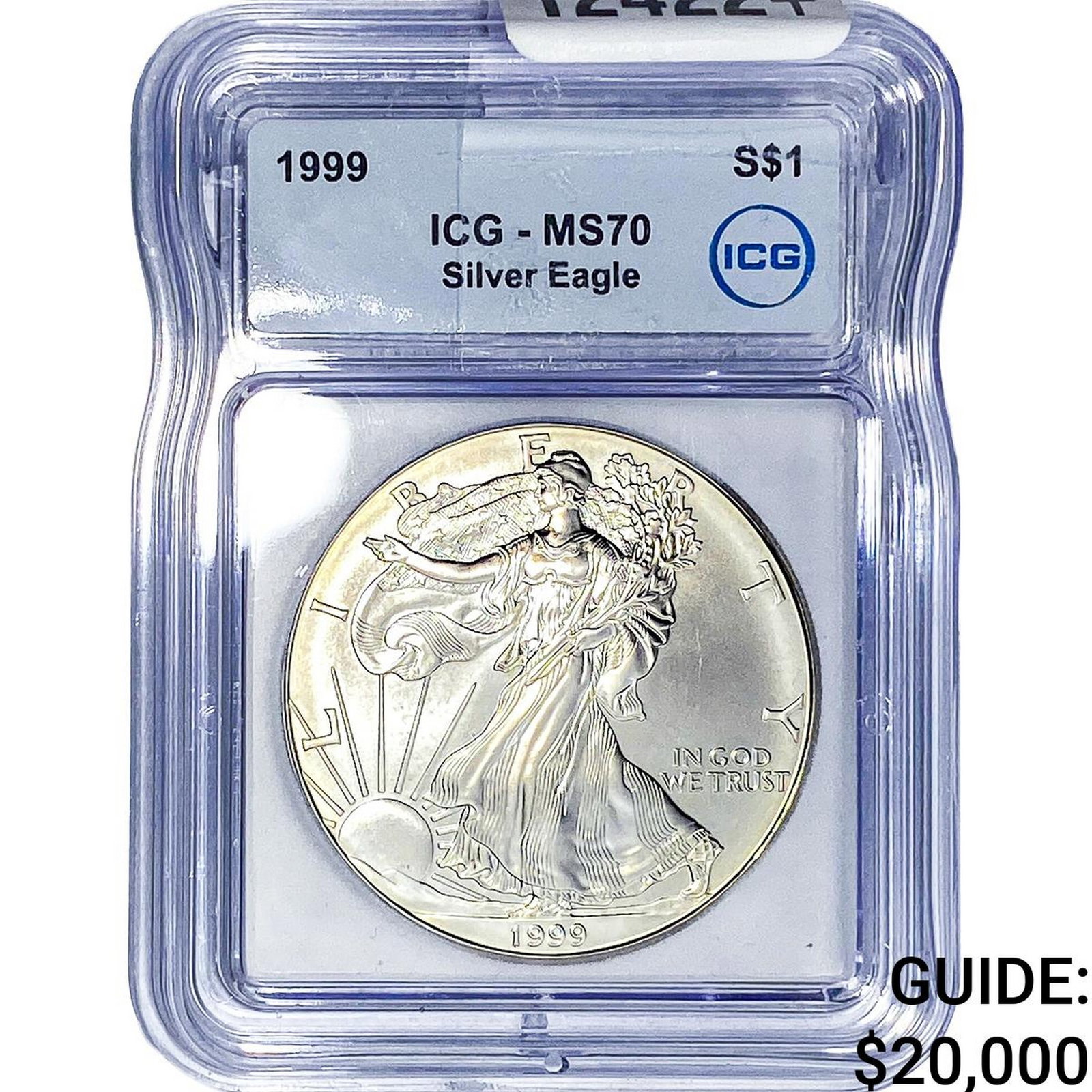 1999 Silver Eagle ICG MS70 (1 of 4)