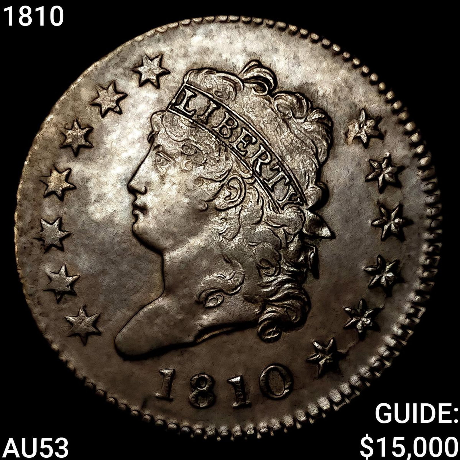 1810 Classic Head Large Cent CLOSELY UNCIRCULATED: 1810 Classic Head Large Cent CLOSELY UNCIRCULATED