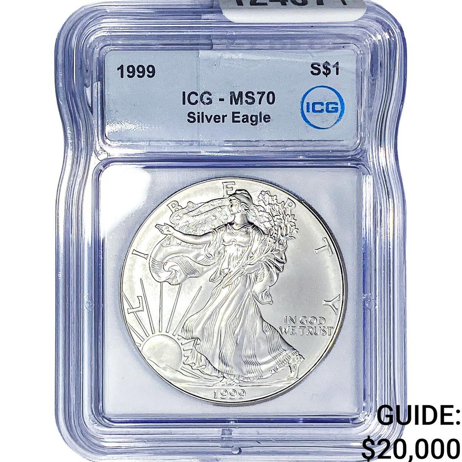 1999 Silver Eagle ICG MS70 (1 of 4)