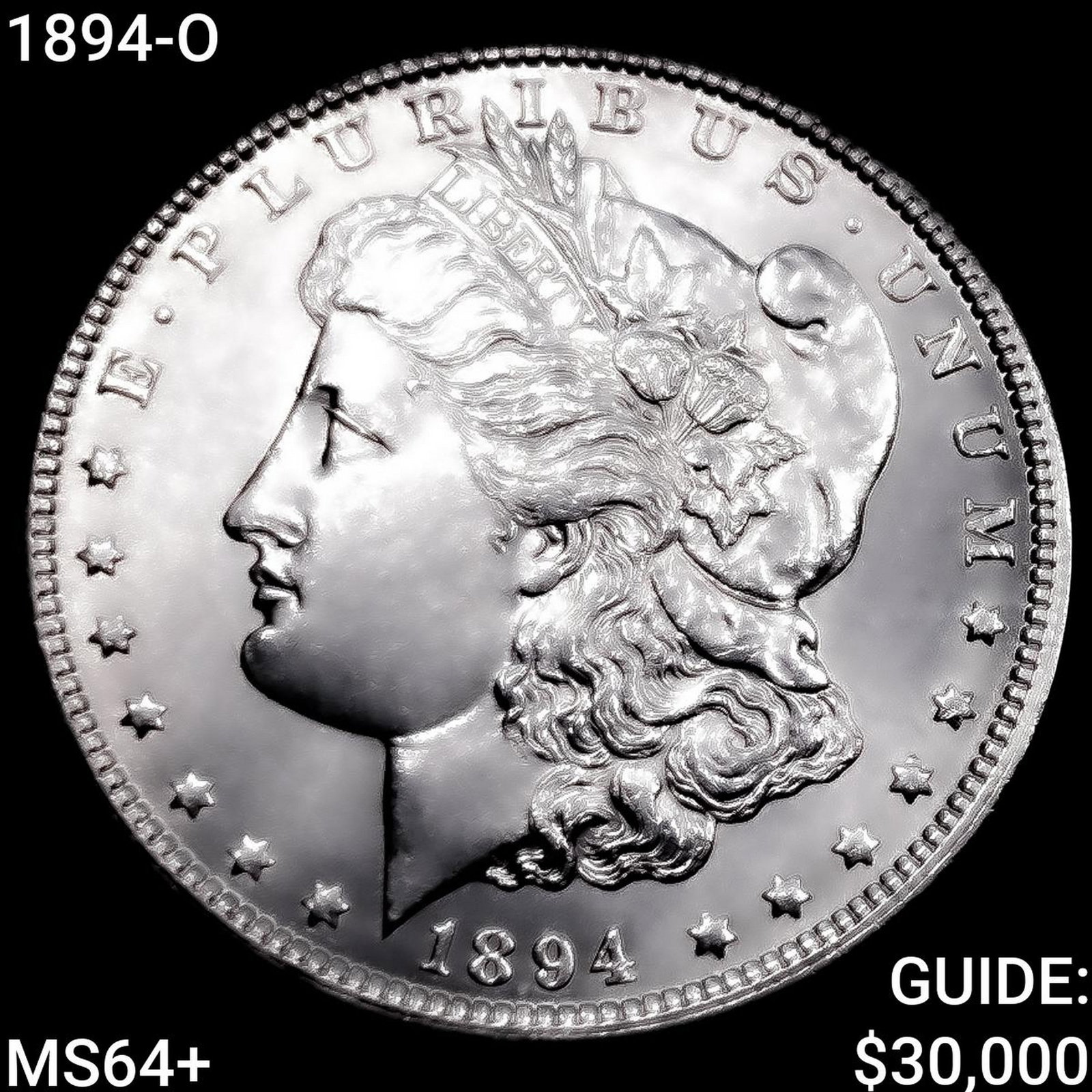 1894-O Morgan Silver Dollar CHOICE BU+: 1894-O Morgan Silver Dollar CHOICE BU+