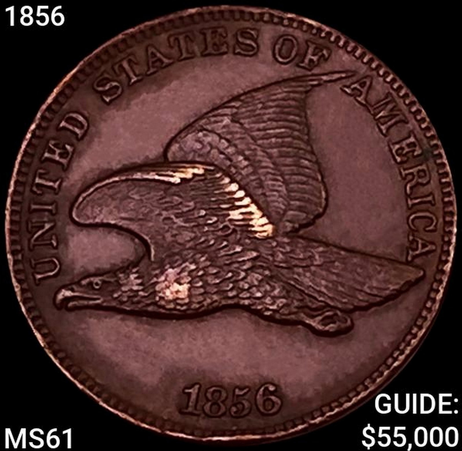 1856 Flying Eagle Cent UNCIRCULATED: 1856 Flying Eagle Cent UNCIRCULATED