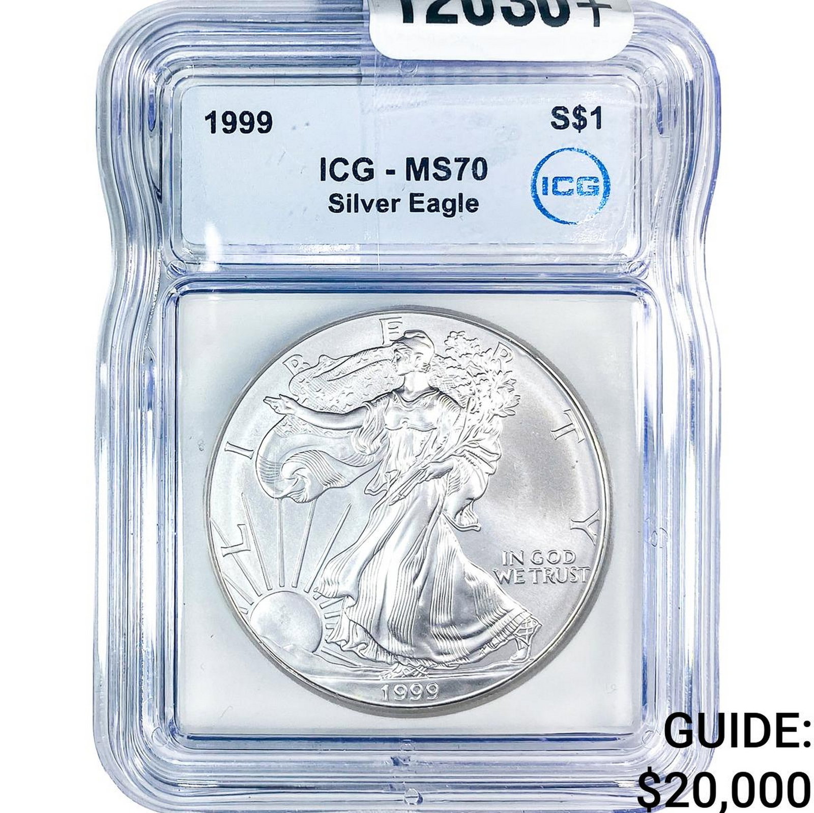 1999 Silver Eagle ICG MS70 (1 of 4)
