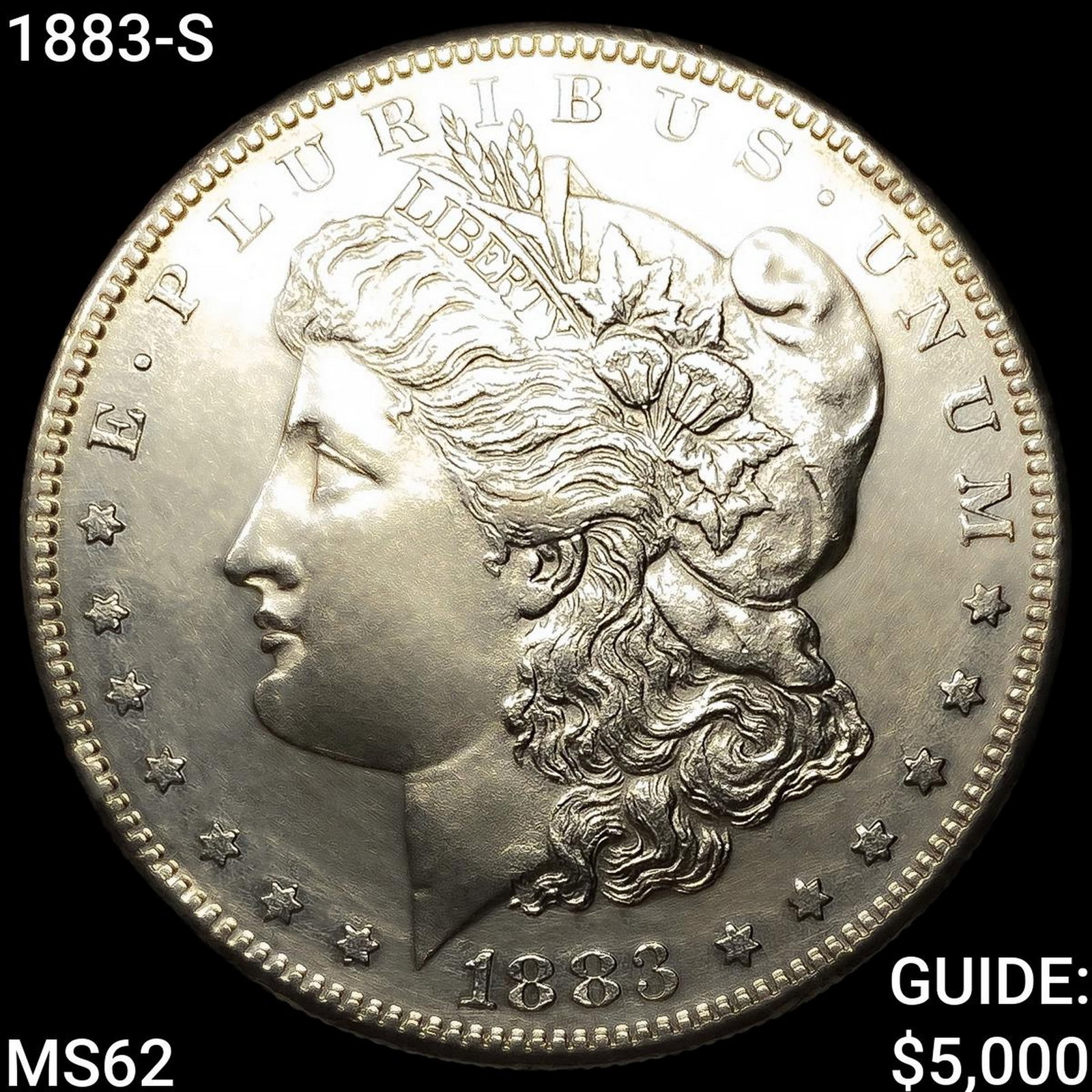 1883-S Morgan Silver Dollar UNCIRCULATED: 1883-S Morgan Silver Dollar UNCIRCULATED