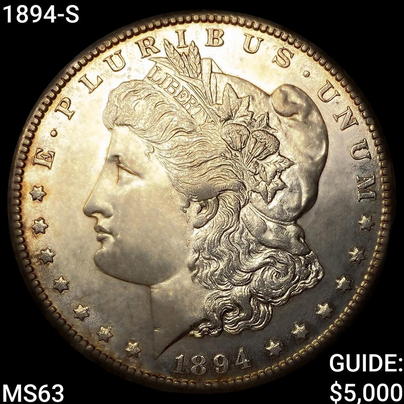 1894-S Morgan Silver Dollar CHOICE BU: 1894-S Morgan Silver Dollar CHOICE BU