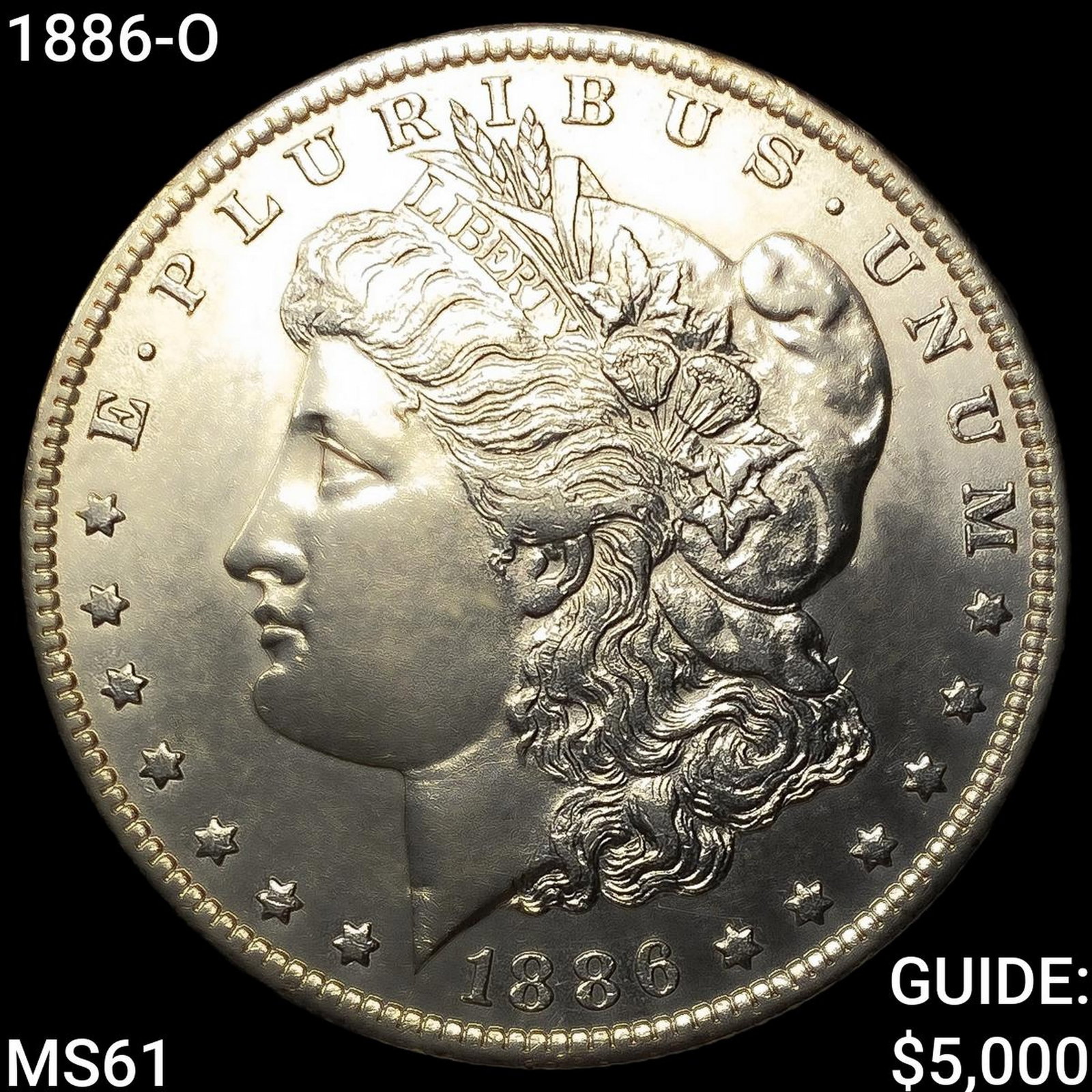 1886-O Morgan Silver Dollar UNCIRCULATED: 1886-O Morgan Silver Dollar UNCIRCULATED