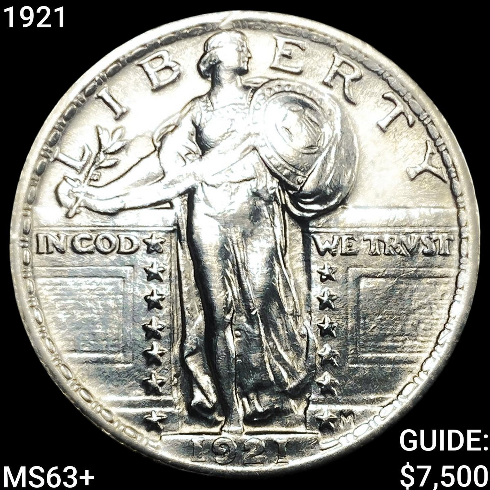 1921 Standing Liberty Quarter: 1921 Standing Liberty Quarter