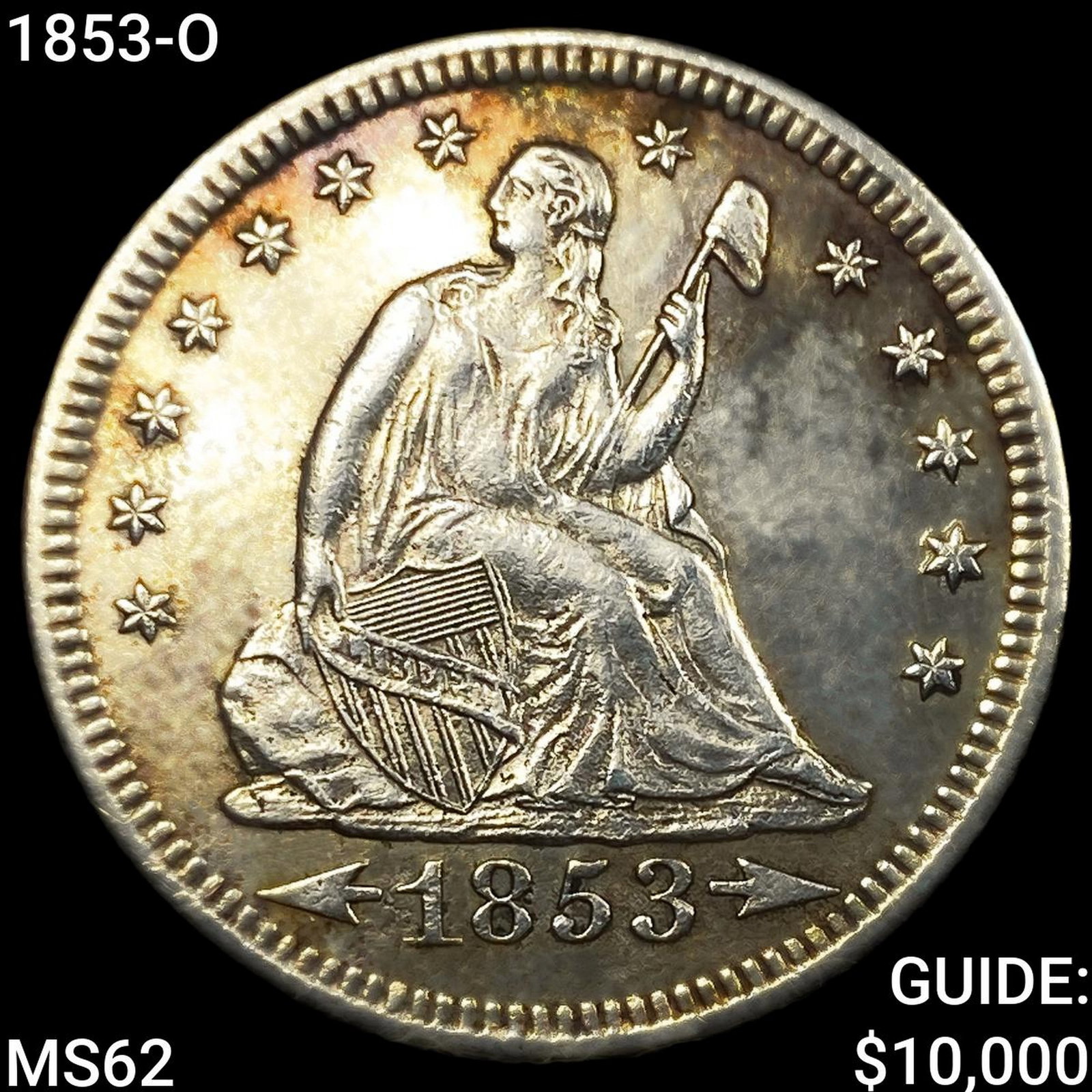 1853-O Seated Liberty Quarter (1 of 2)