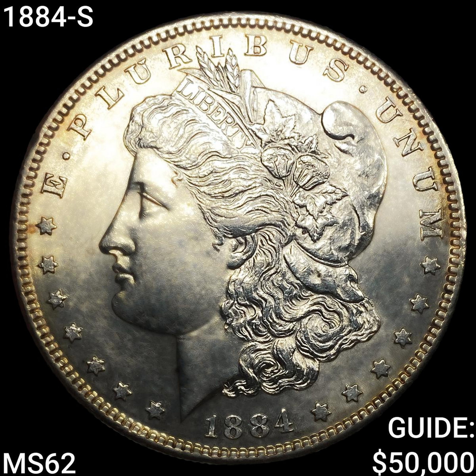 1884-S Morgan Silver Dollar: 1884-S Morgan Silver Dollar