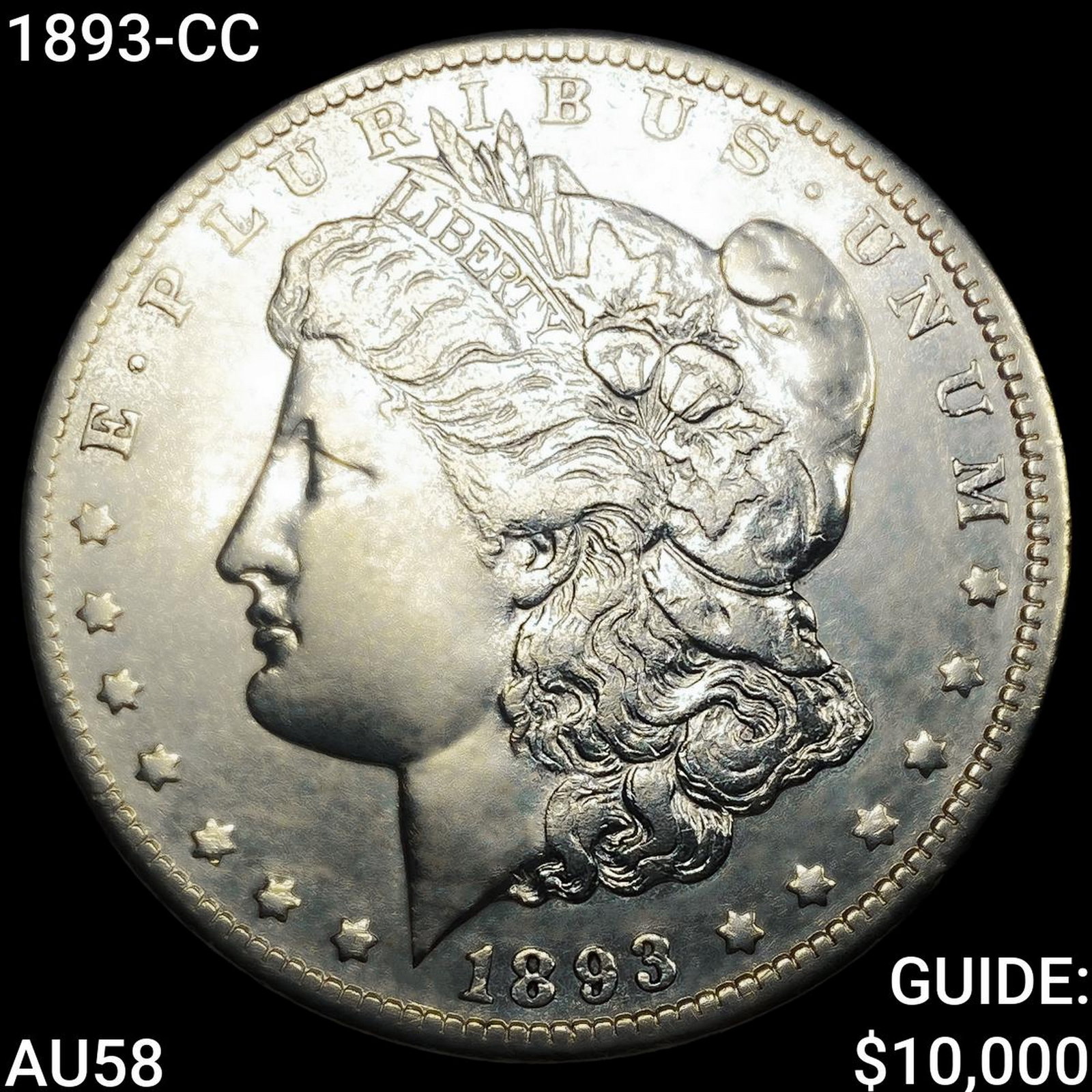 1893-CC Morgan Silver Dollar: 1893-CC Morgan Silver Dollar